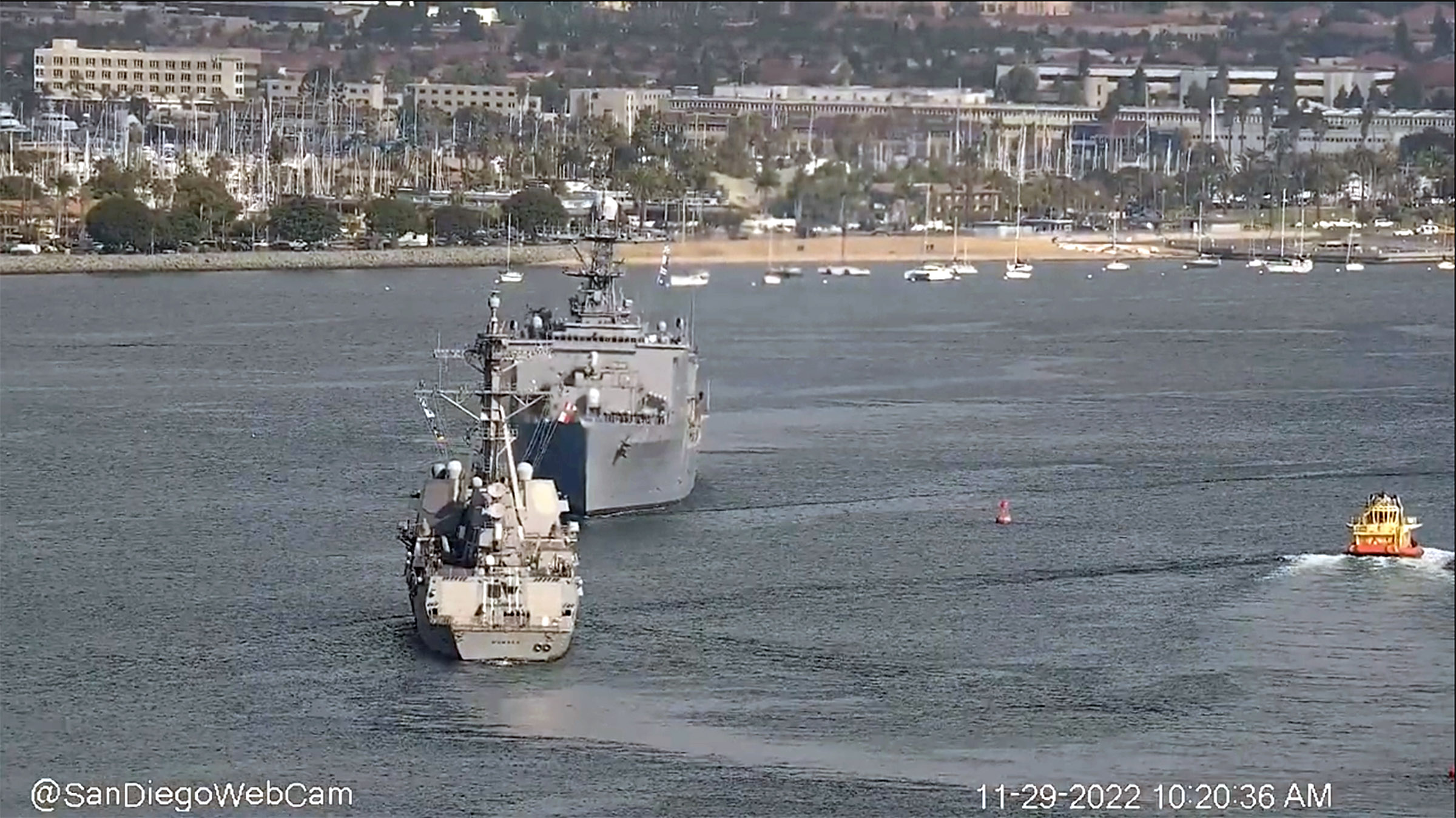 Investigators say near-collision of Navy ships in San Diego Bay was a preventable incident - Vimarsana News