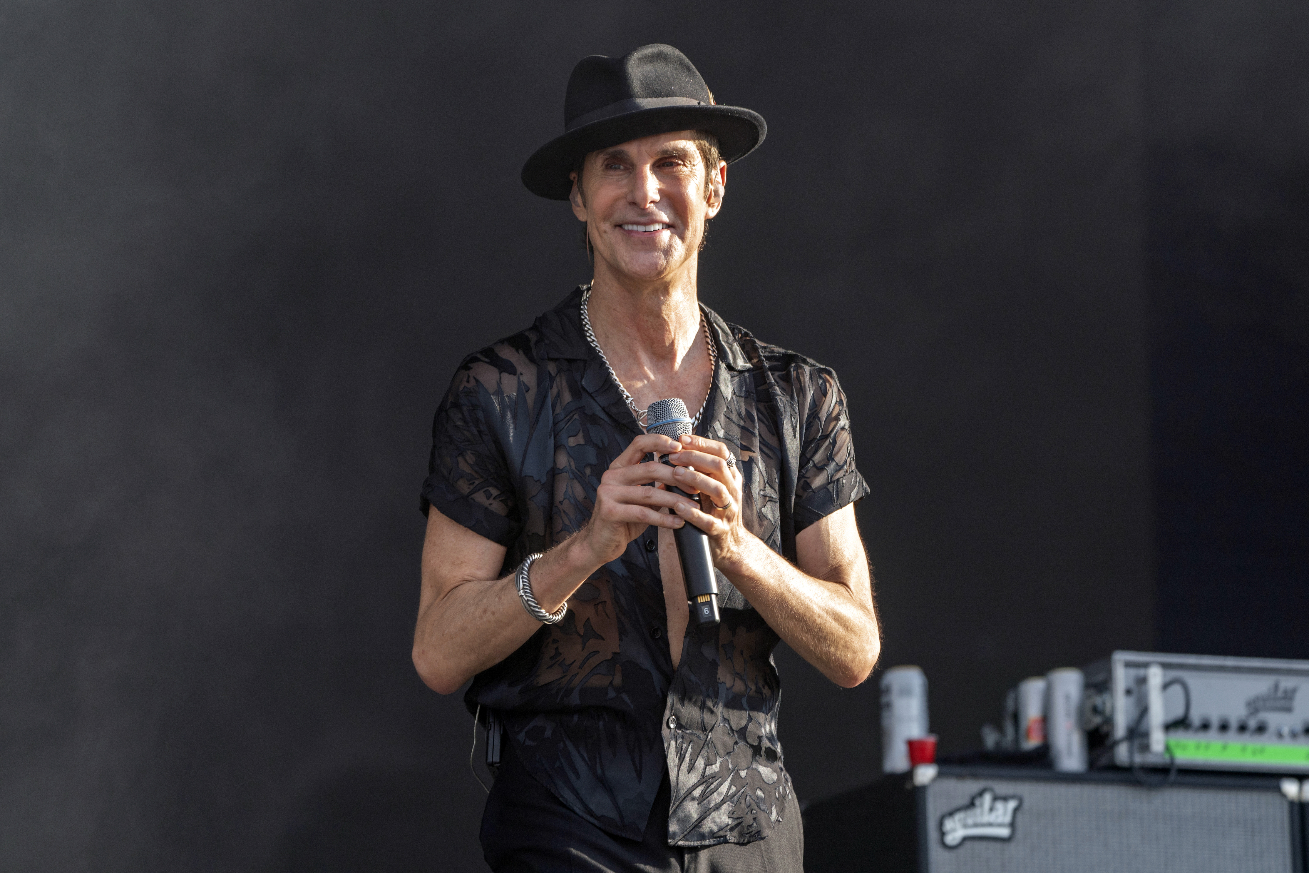 Perry Farrell is getting medical care after Jane's Addiction concert brawl, wife says