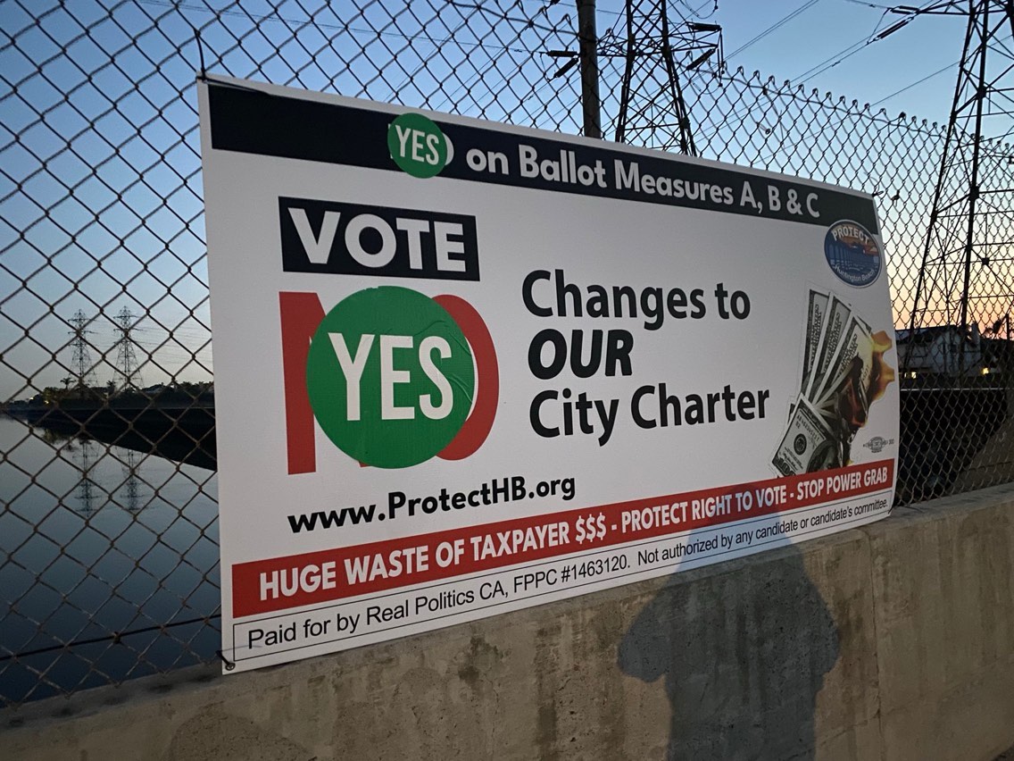 Huntington Beach residents cry foul after election signs vandalized - Vimarsana News