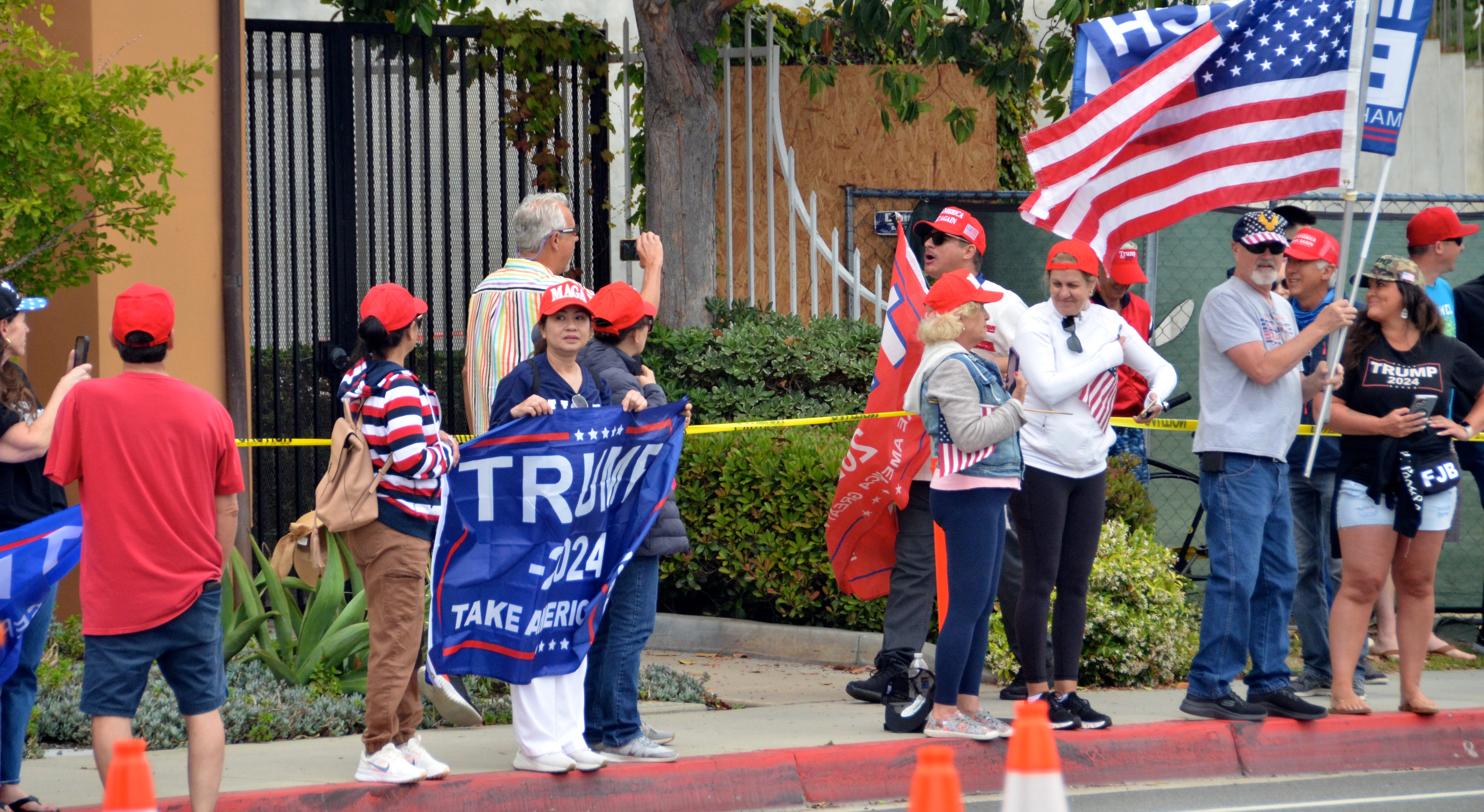 Multiple agencies share task of keeping streets safe during Trump's Newport Beach stop - Vimarsana News