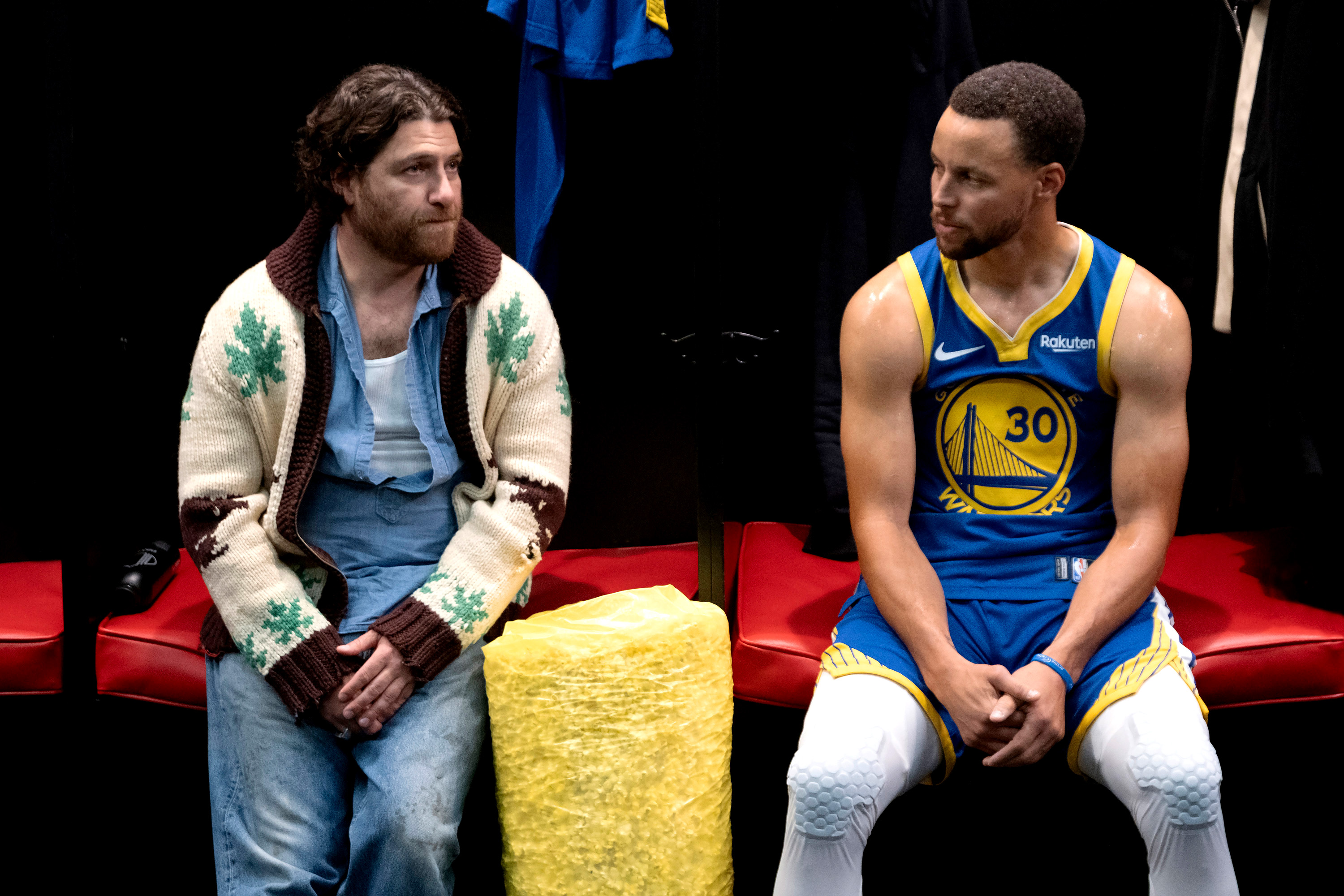 After Steph Curry's Olympic gold win, Adam Pally remains in awe of his 'Mr. Throwback' co-star