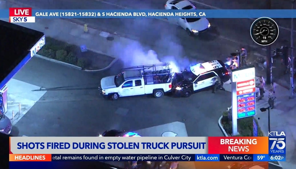 Los Angeles County deputies open fire after wild high-speed chase - Vimarsana News