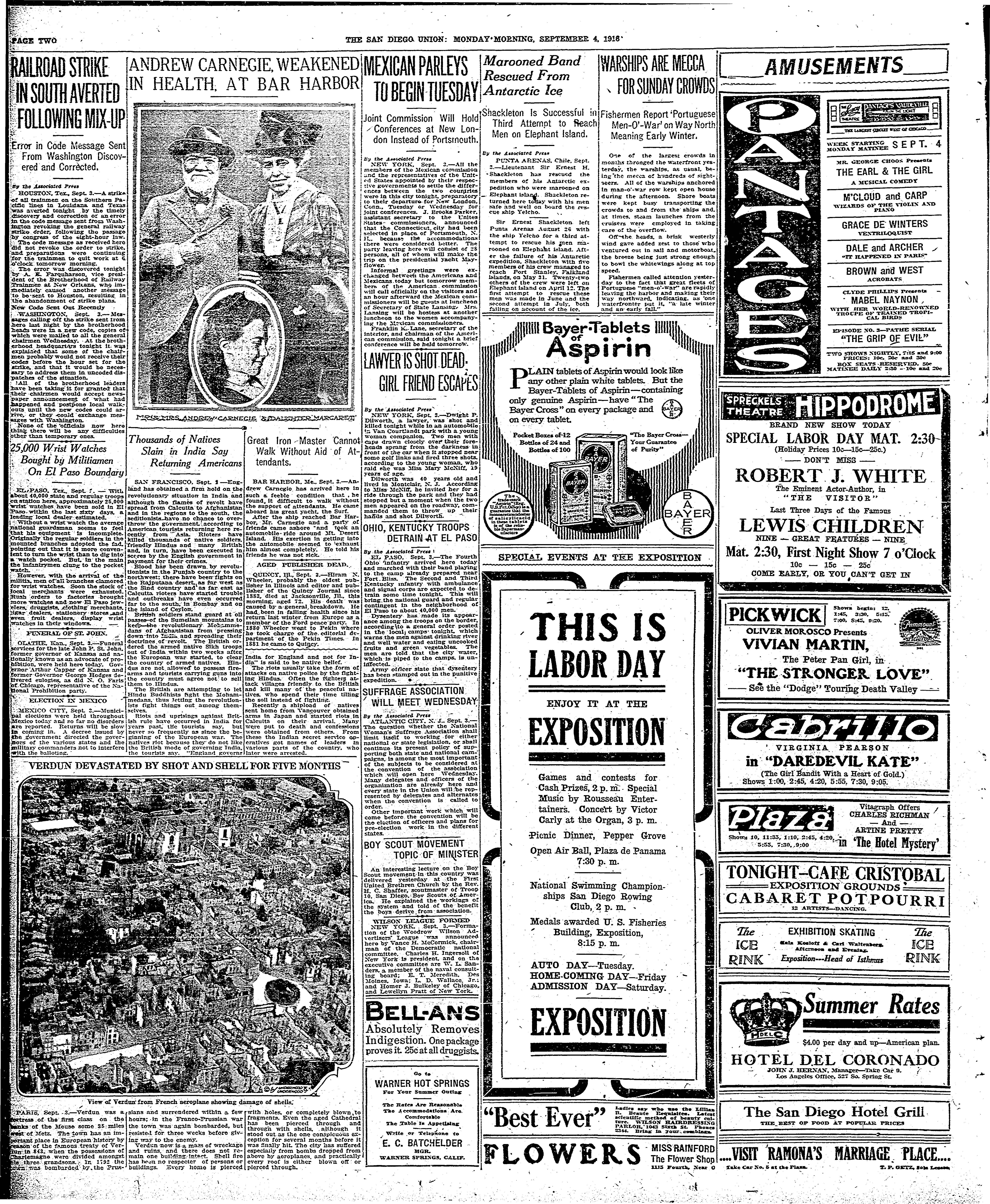 From the Archives: Shackleton's 1914-16 Antarctic expedition - The San Diego Union-Tribune - Vimarsana News