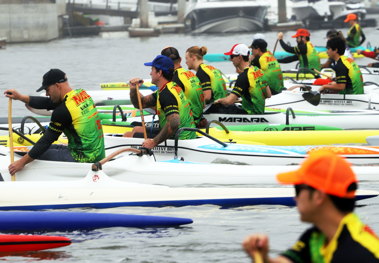 Outrigger canoes hit the waters in Newport Harbor for second of inaugural three-part race series - Vimarsana News
