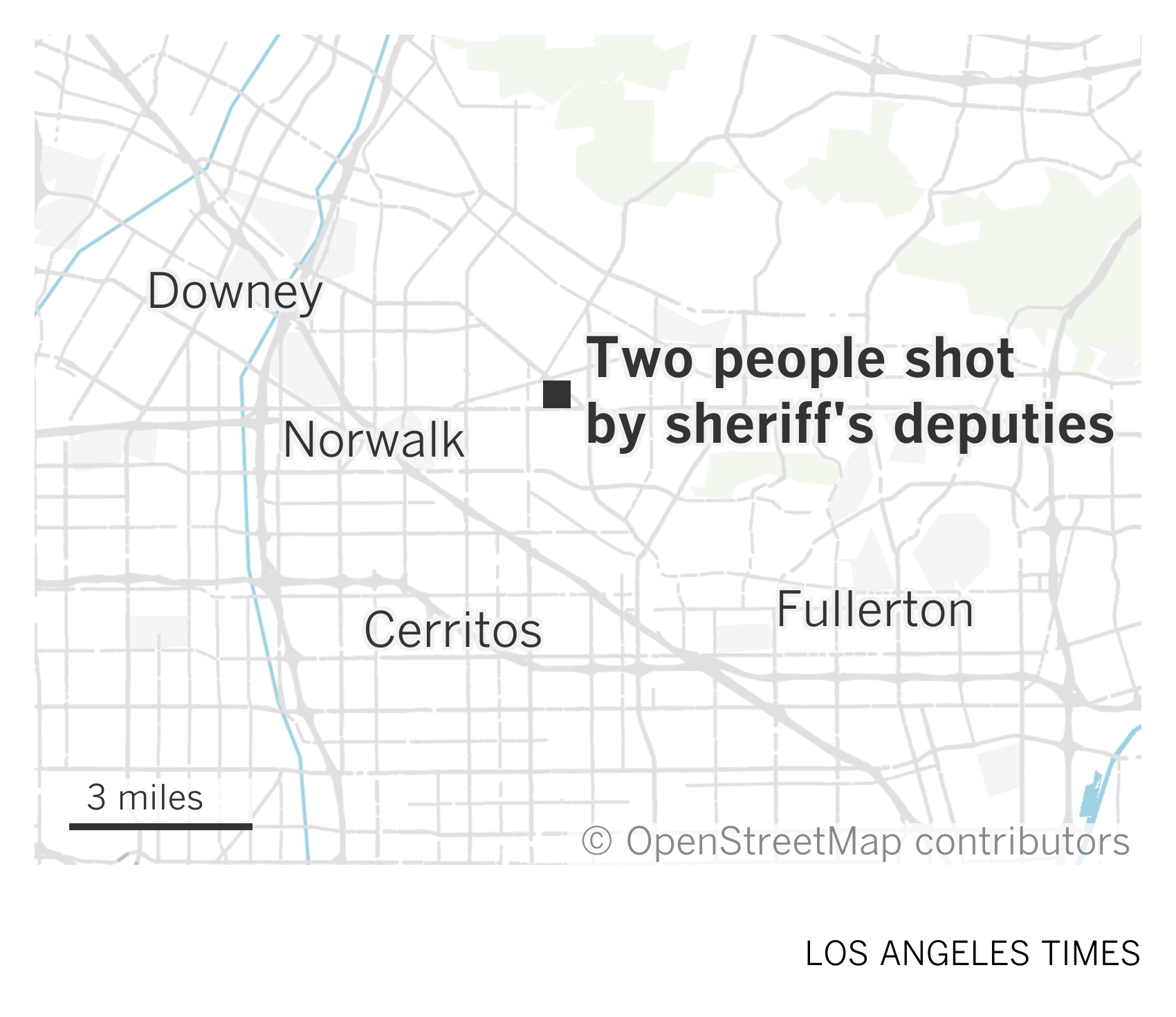 Reversing car led to La Mirada deputy shooting, authorities say - Vimarsana News