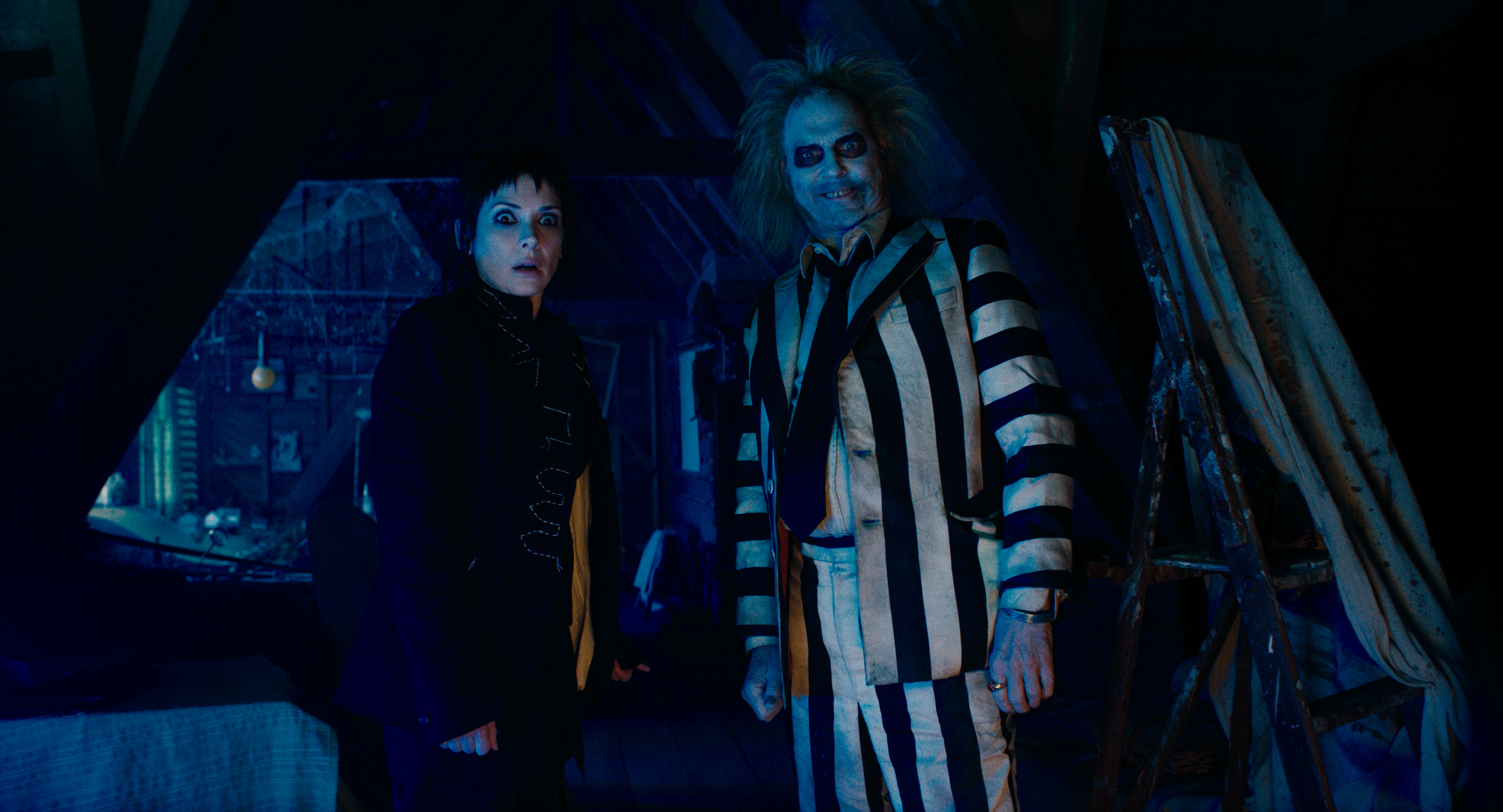 Blue tongues and an exposed brain: How 'Beetlejuice Beetlejuice' visual effects went back to basics