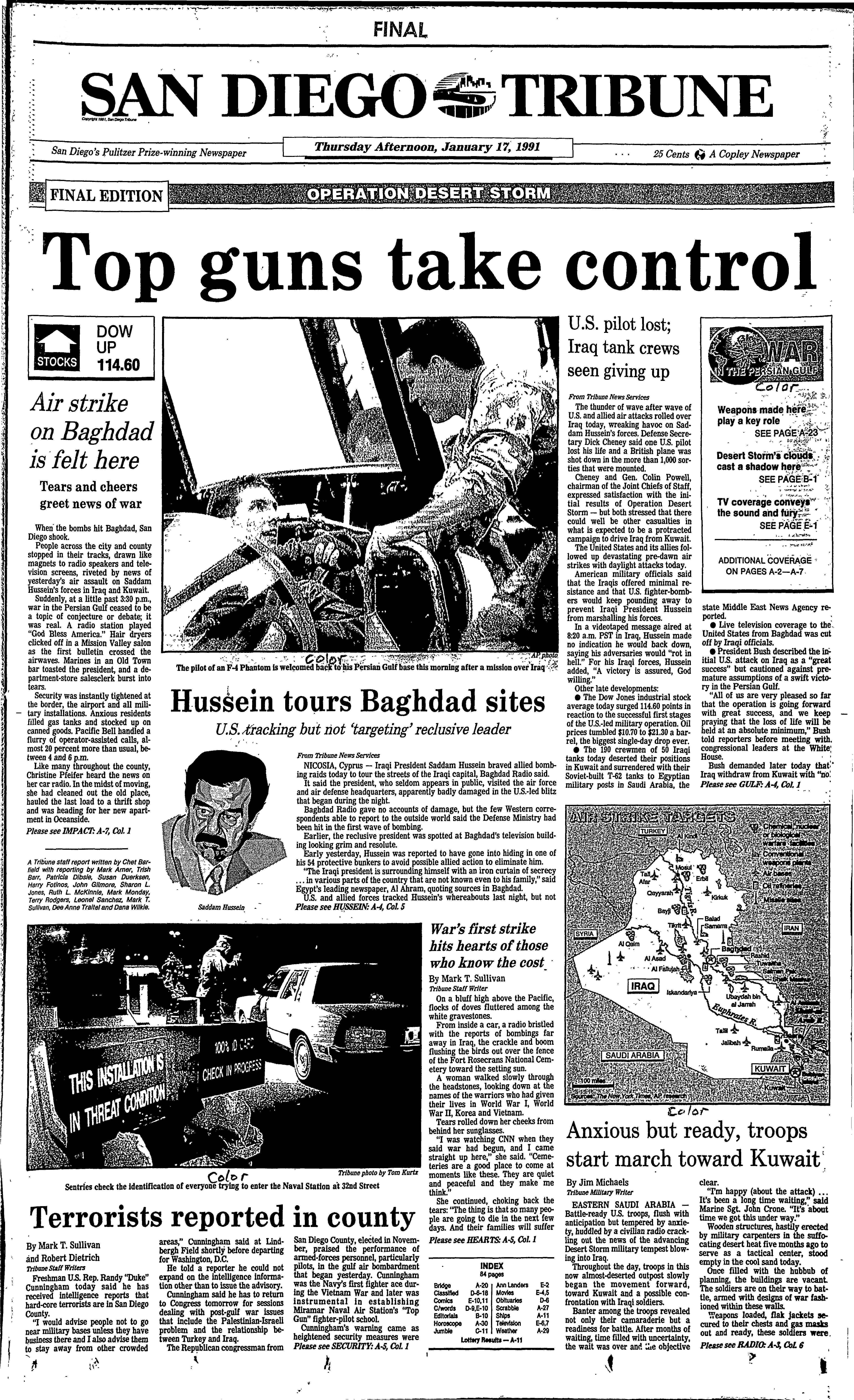 From the Archives: Persian Gulf War was 30 years ago - Vimarsana News