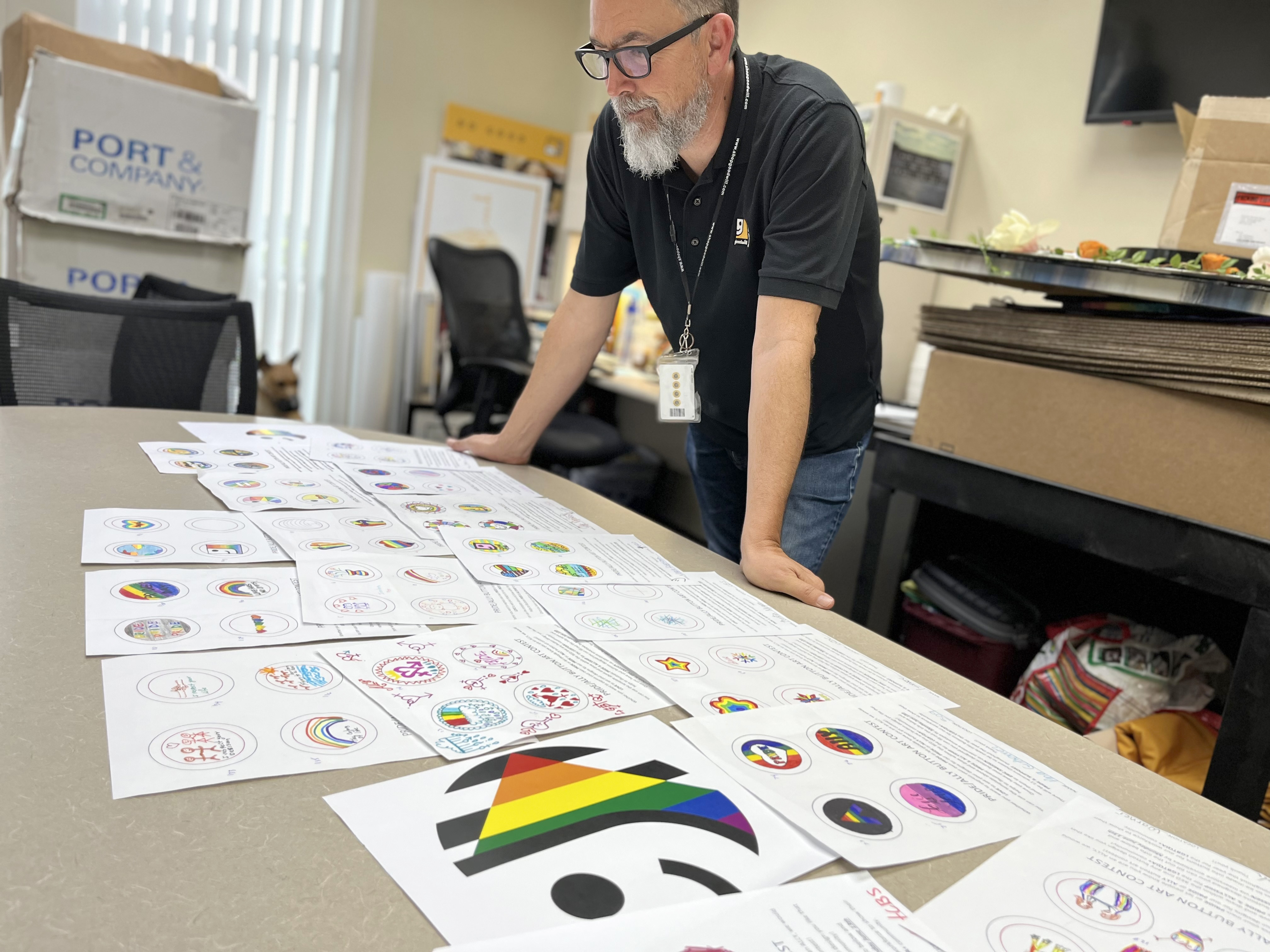 Employees at Goodwill of Orange County design buttons to show their pride - Vimarsana News