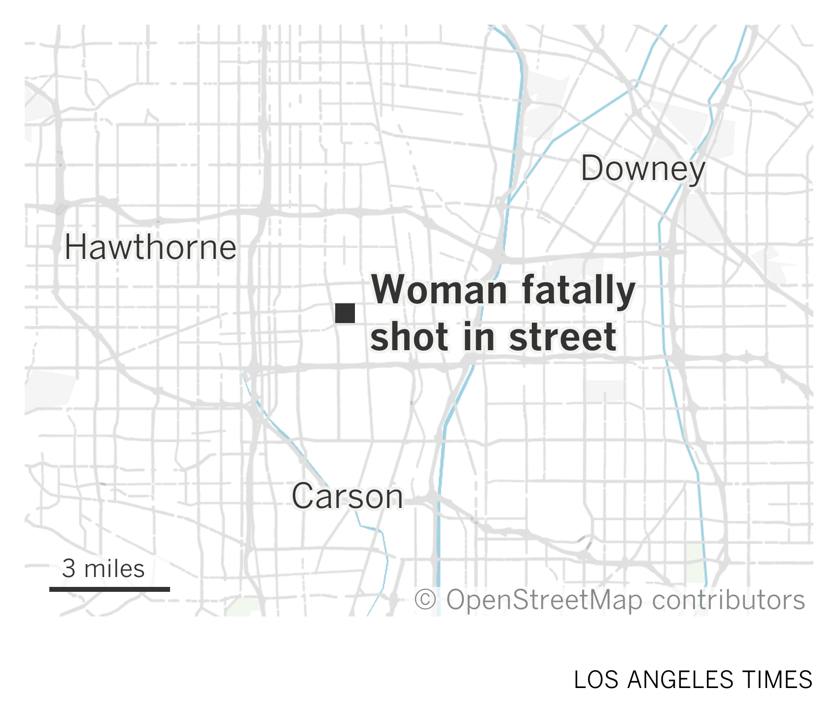 Woman found shot to death in Compton street - Vimarsana News