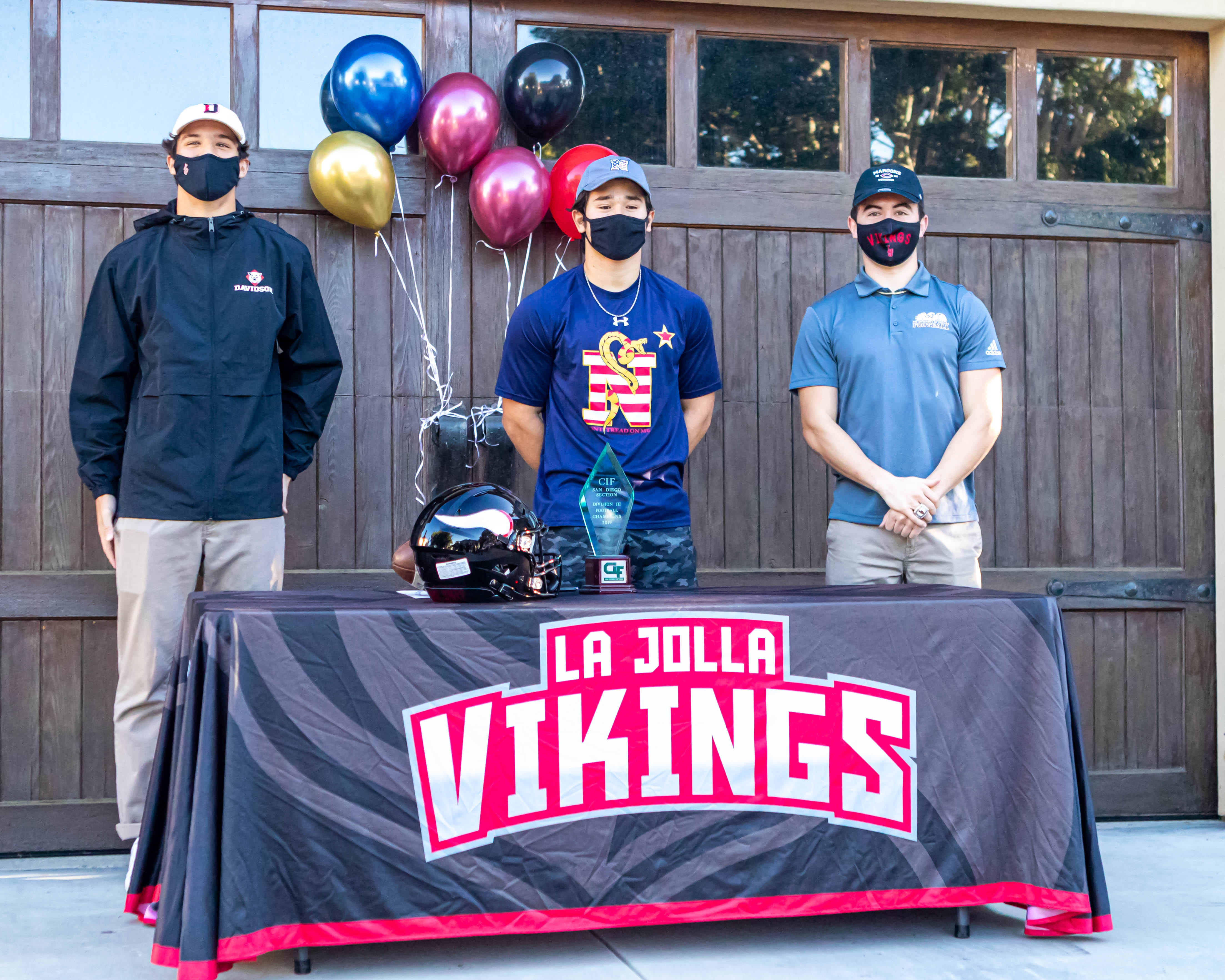 Three La Jolla Vikings honored at makeshift 'signing day' - Vimarsana News