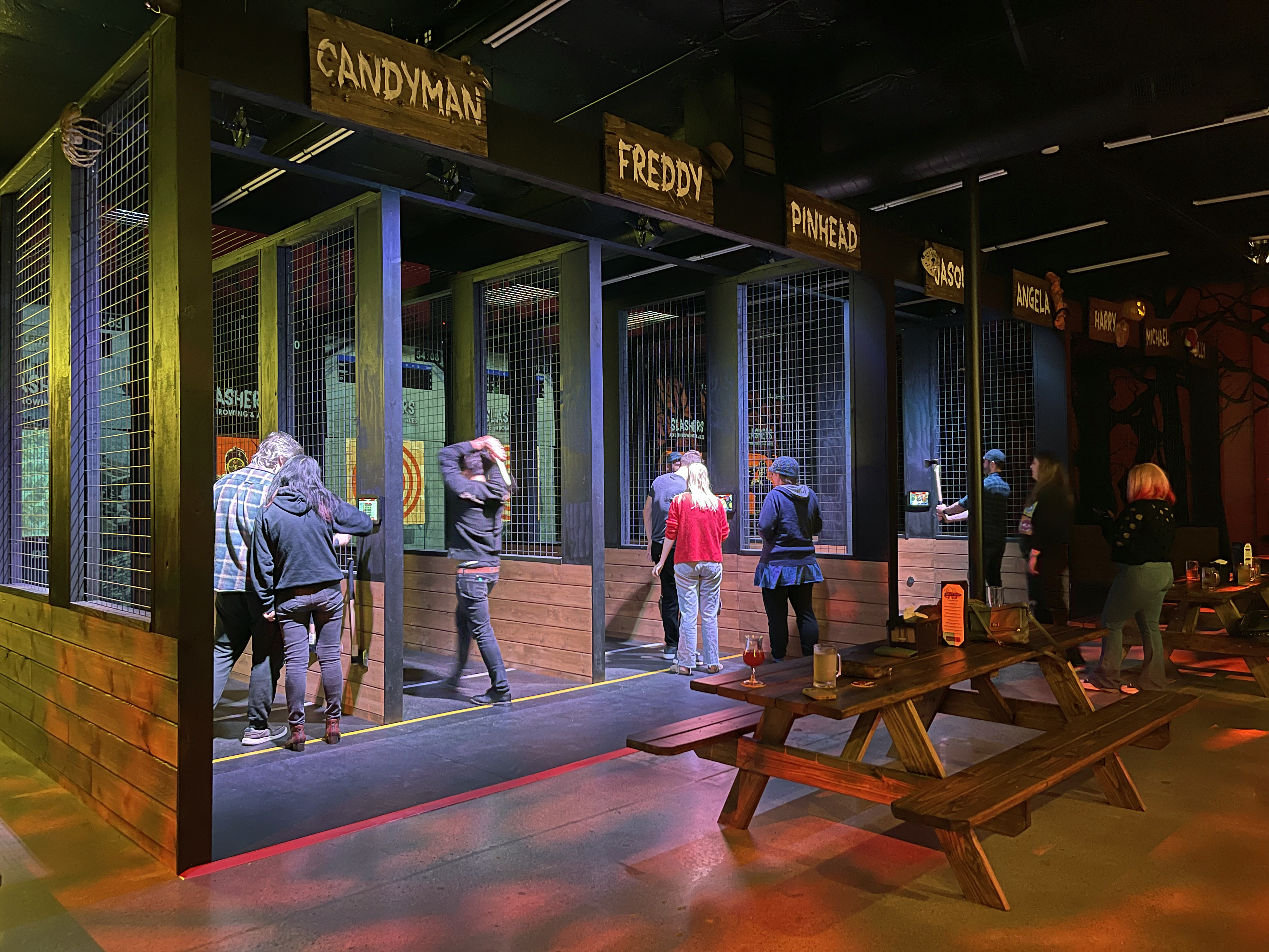 A new business hits the mark with themed, horror entertainment, axes and beer - Vimarsana News