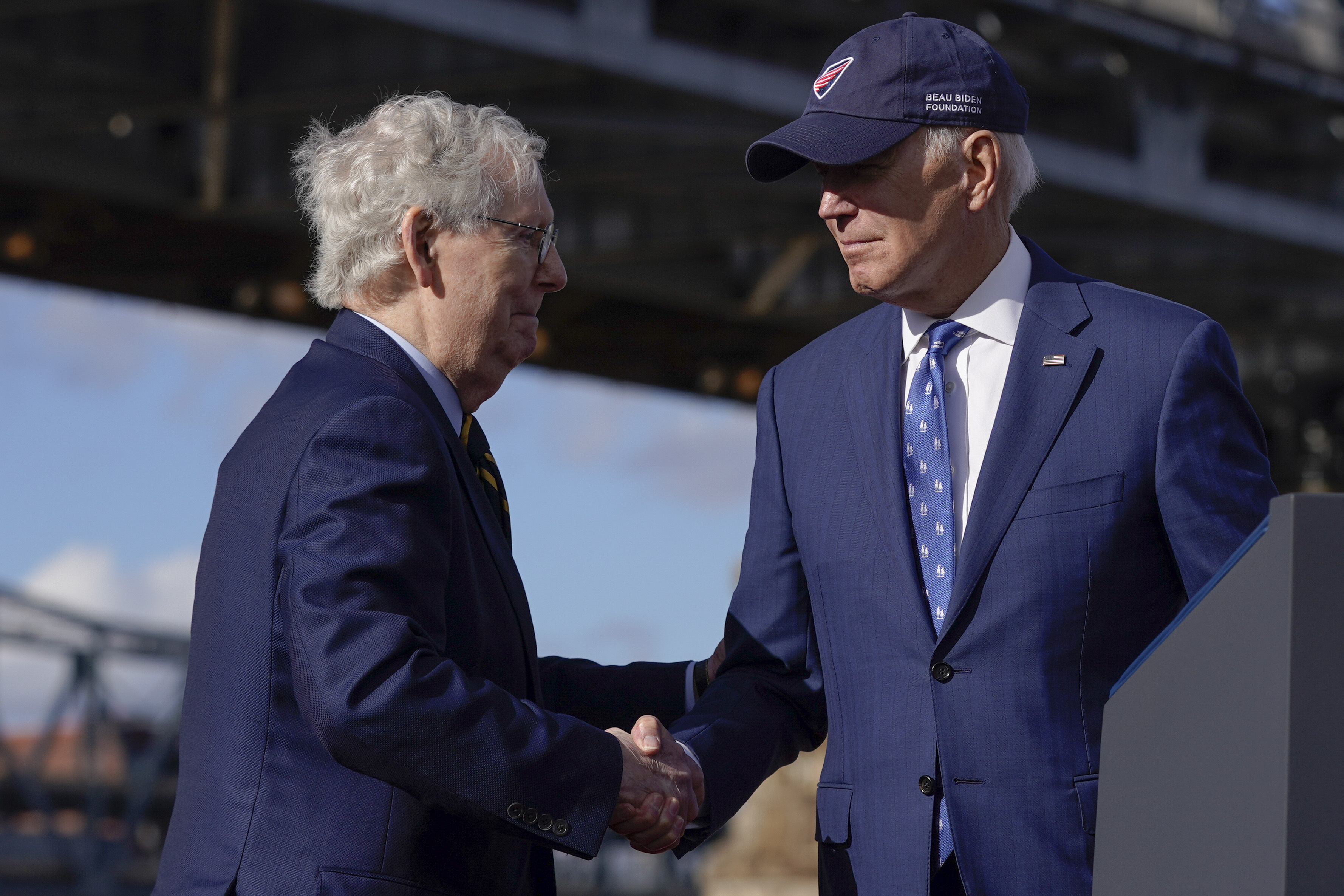 As House Republicans squabble, Biden and McConnell shake hands - Vimarsana News