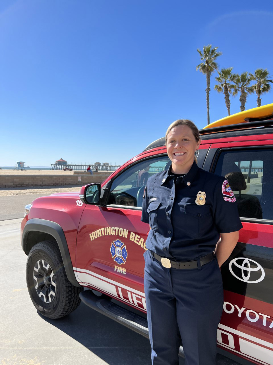 Huntington Beach Fire Department names its first female Marine Safety captain - Vimarsana News
