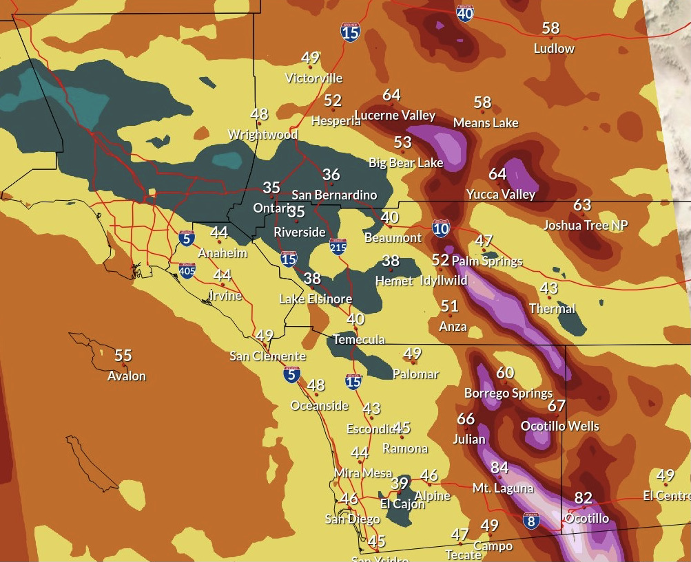 Fierce winds topple trees, cause power outages across San Diego County - Vimarsana News