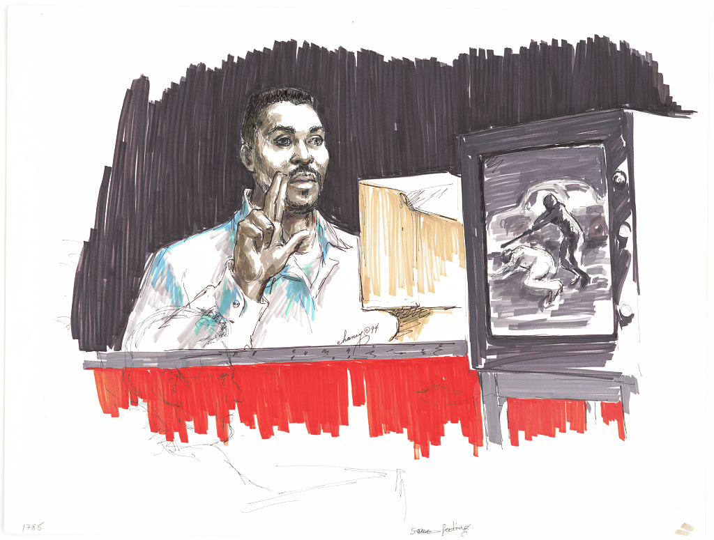 Rodney King courtroom art acquired by Library of Congress - Vimarsana News