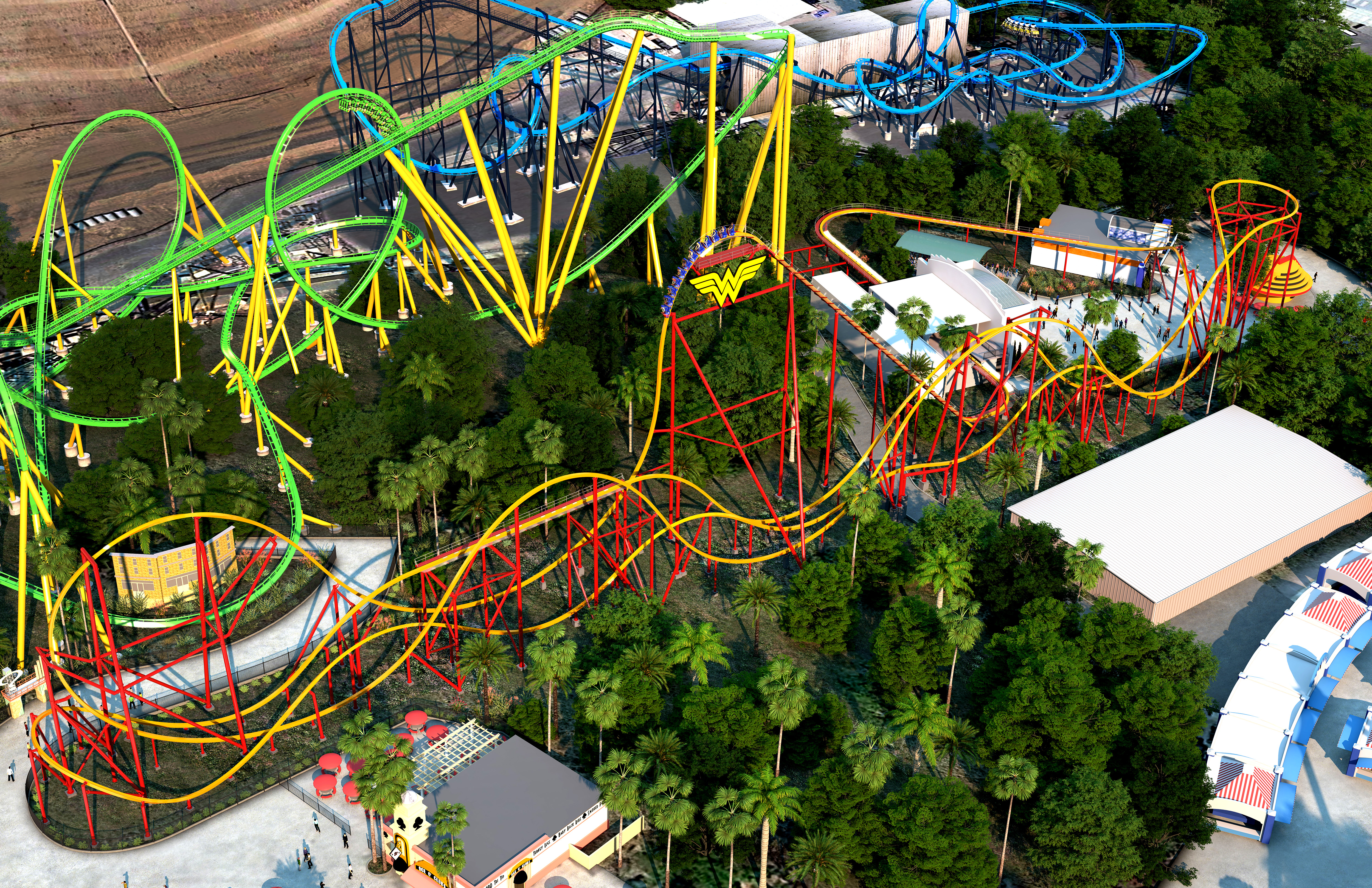 Wonder Woman roller coaster coming to Six Flags Magic Mountain - Vimarsana News
