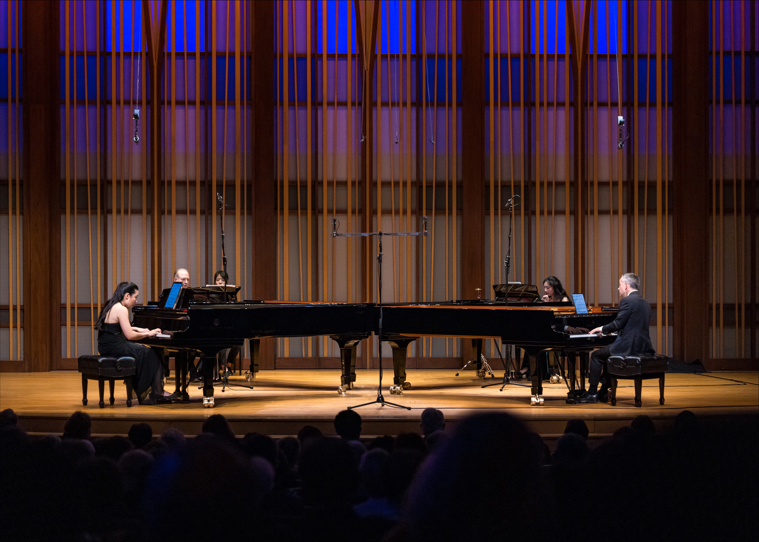 Review: At SummerFest opening concert, four pianos raise a racket, but four violins sweetly seduce - Vimarsana News
