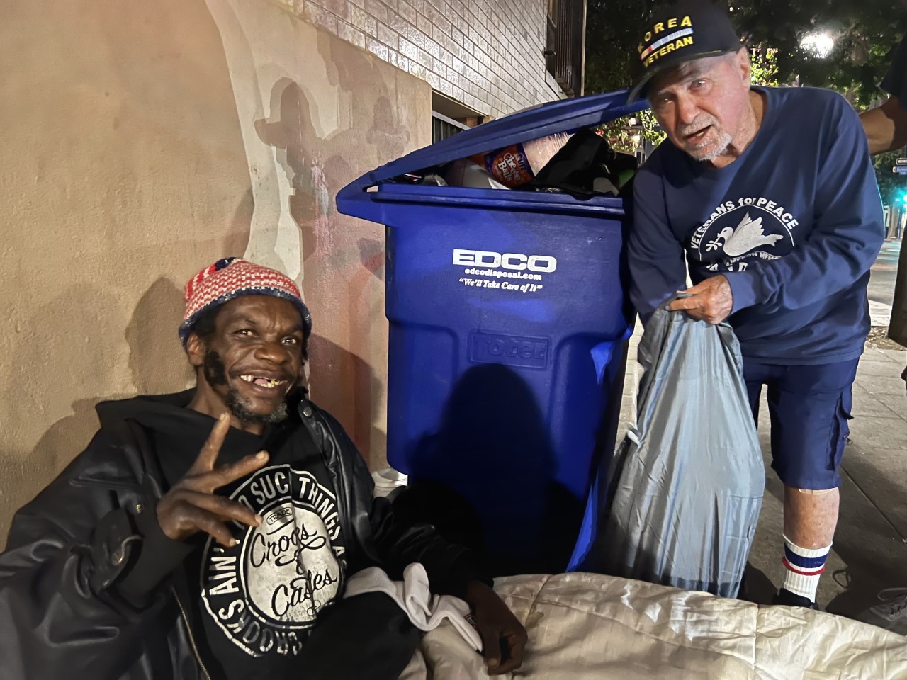 Stan Levin is a veteran at giving away sleeping bags - Vimarsana News