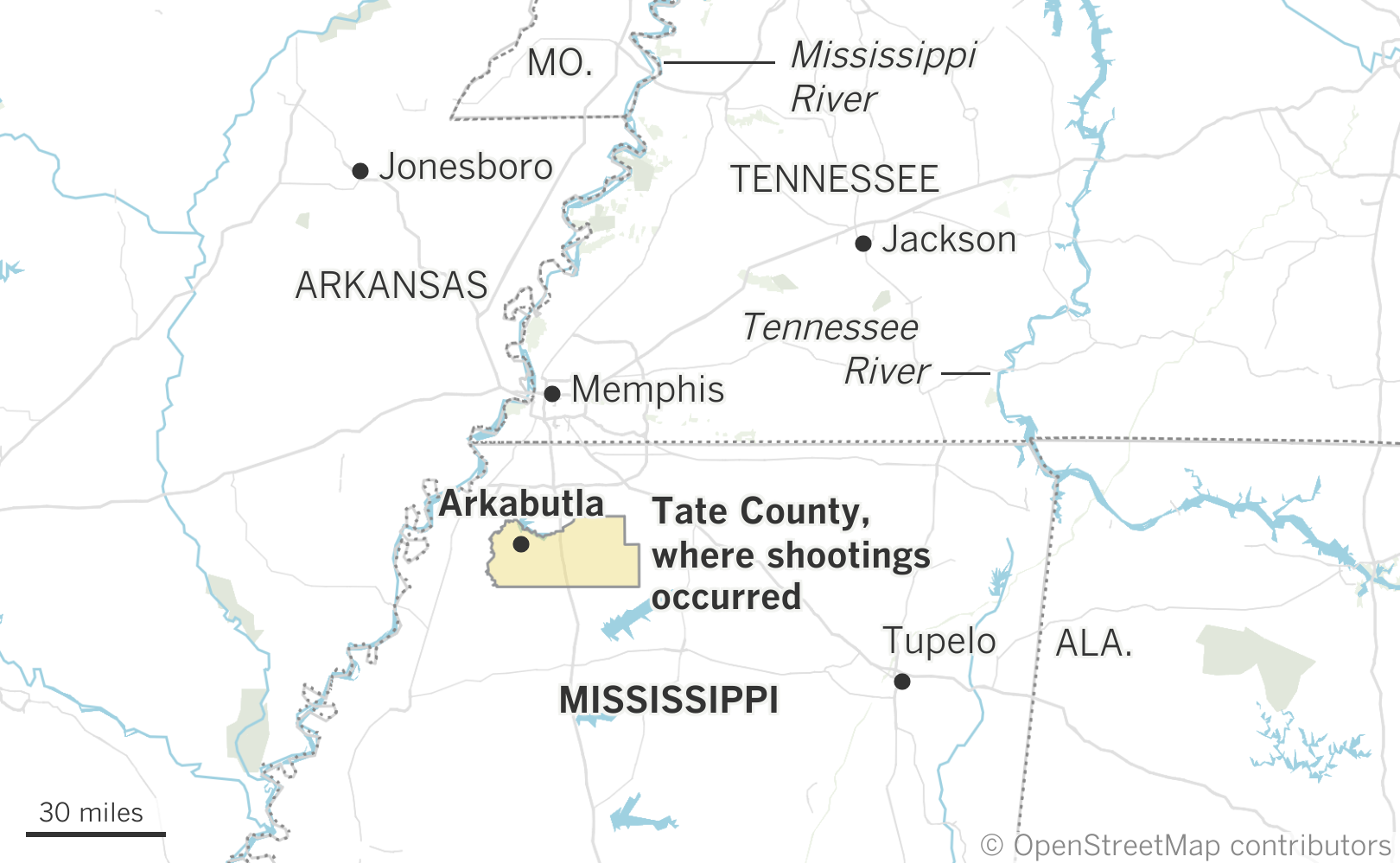 6 fatally shot in small Mississippi town; suspect in custody - Vimarsana News
