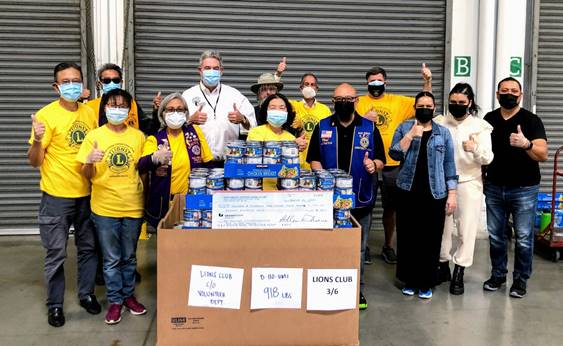 Lions Club donates to food bank ...community news North County - The San Diego Union-Tribune - Vimarsana News