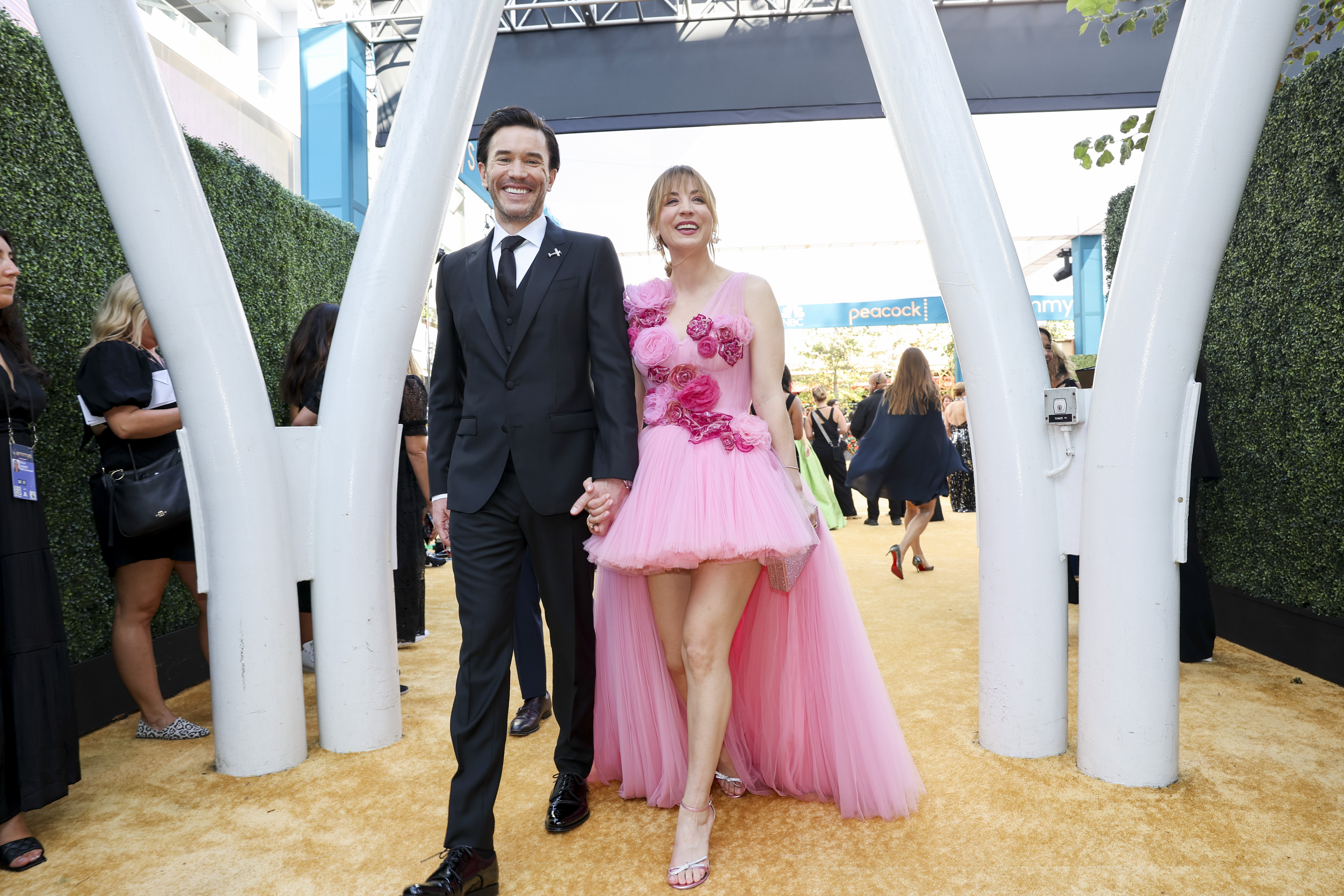 Kaley Cuoco, who swore to 'never get married again,' is engaged to boyfriend Tom Pelphrey