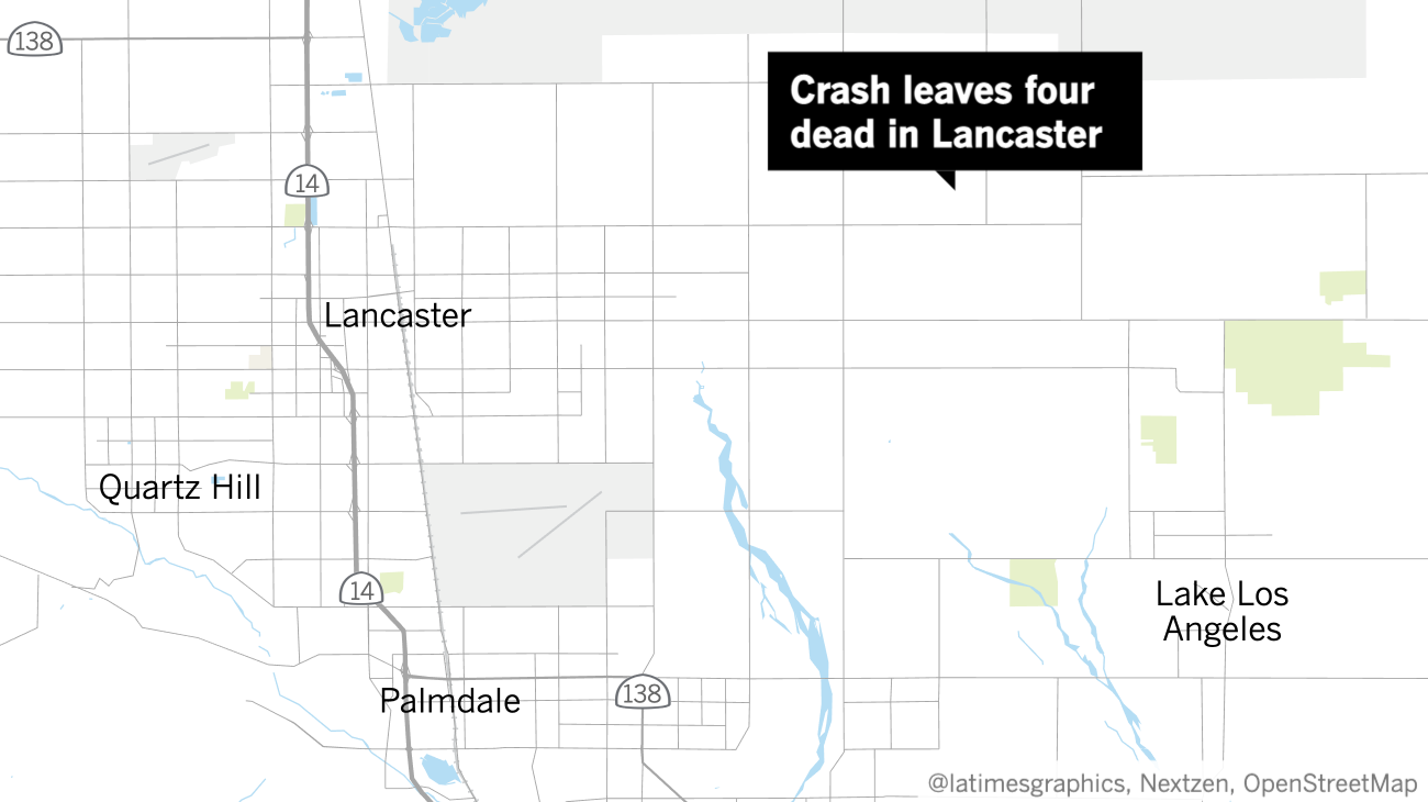 Big rig crash in Lancaster leaves four dead, including two children; another child is in critical condition - Vimarsana News