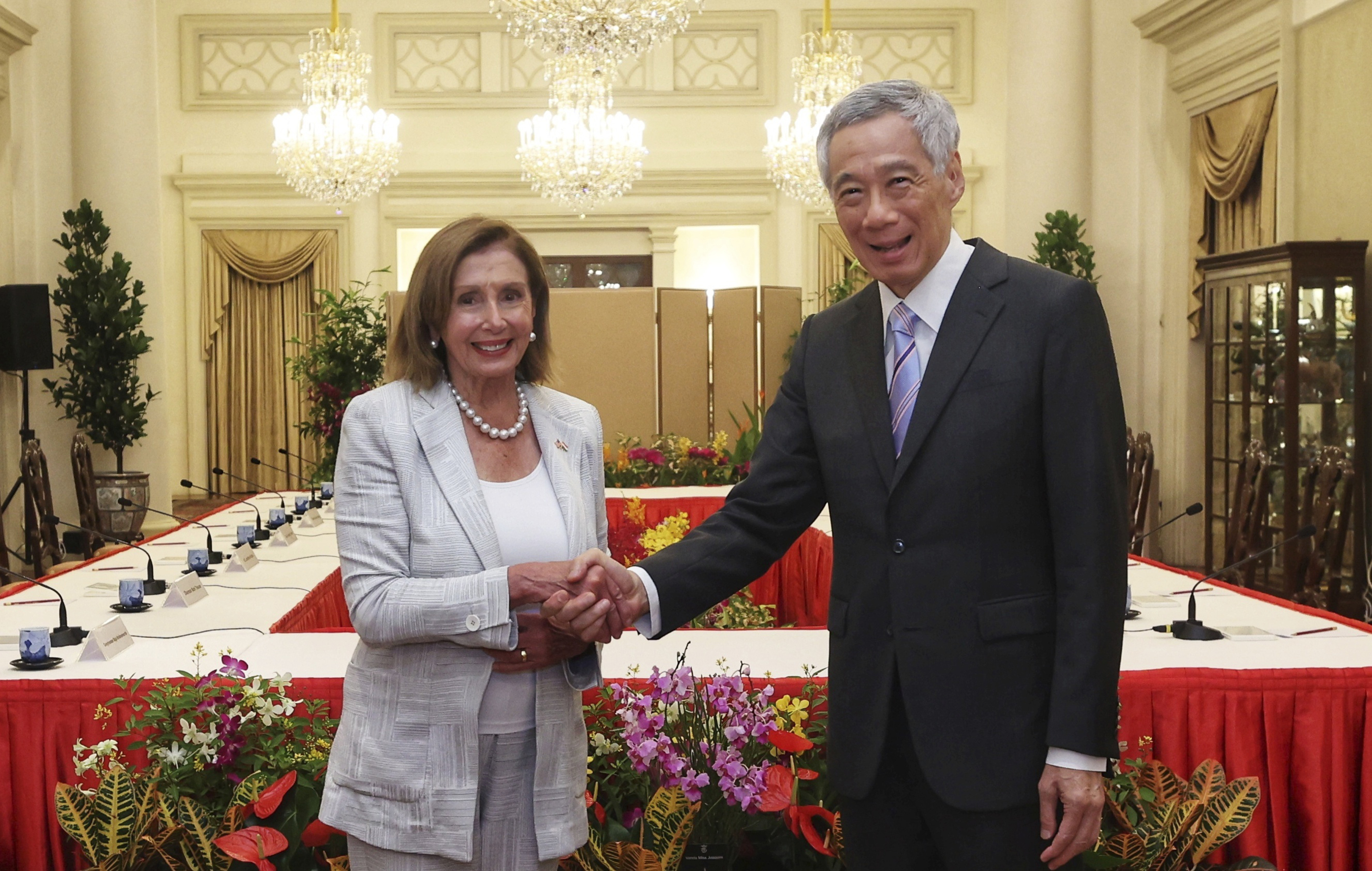 Pelosi lands in Singapore on tour that could include Taiwan - Vimarsana News