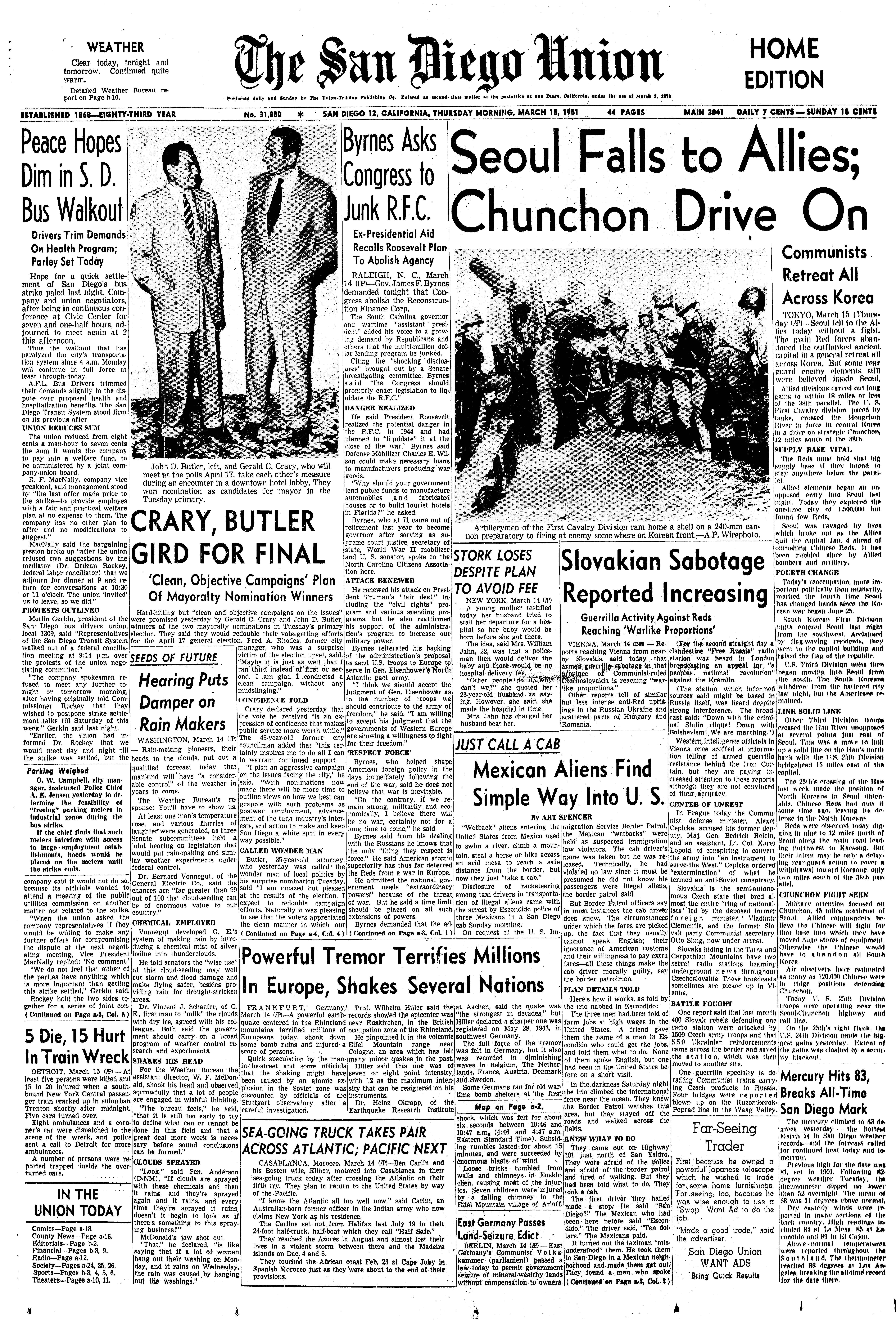 From the Archives: Seoul changed hands 70 years ago - Vimarsana News
