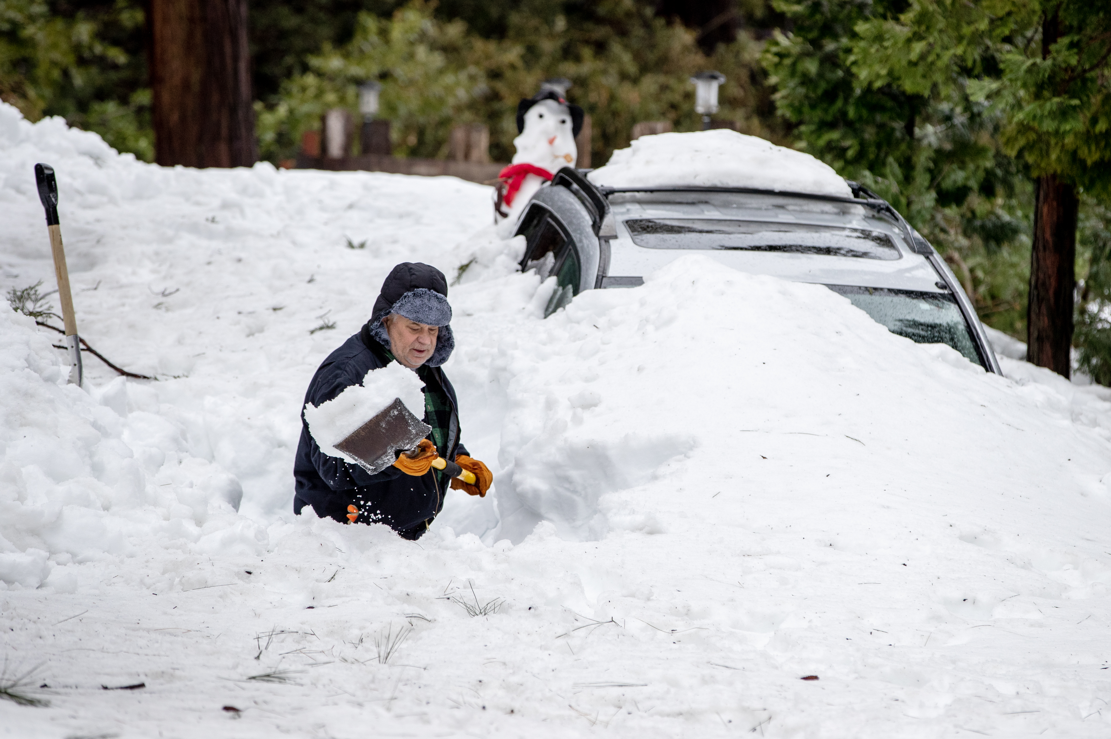 After historic snow in the San Bernardino Mountains, some residents are stranded - Vimarsana News