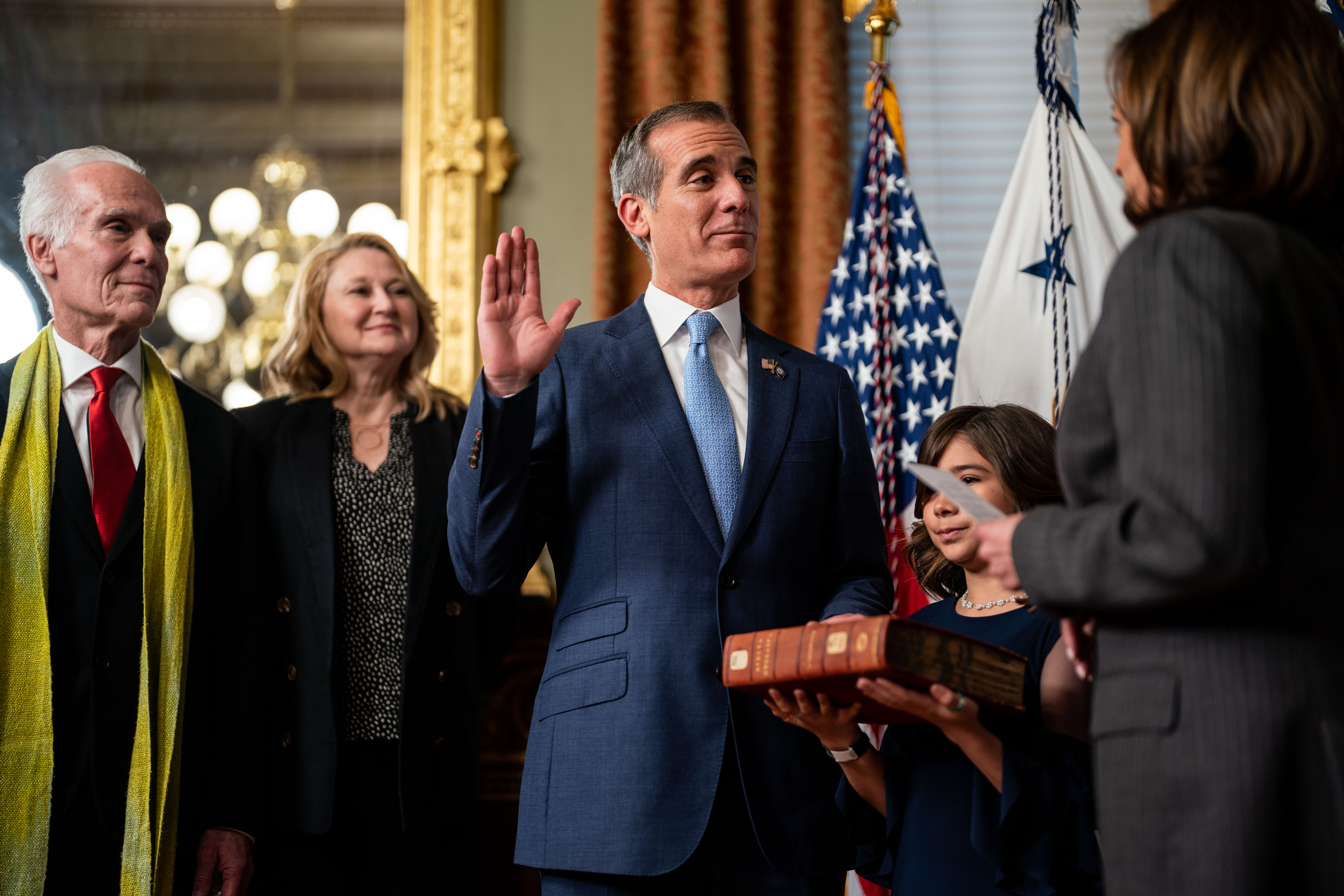 Garcetti sworn in as ambassador to India after two-year battle - Vimarsana News