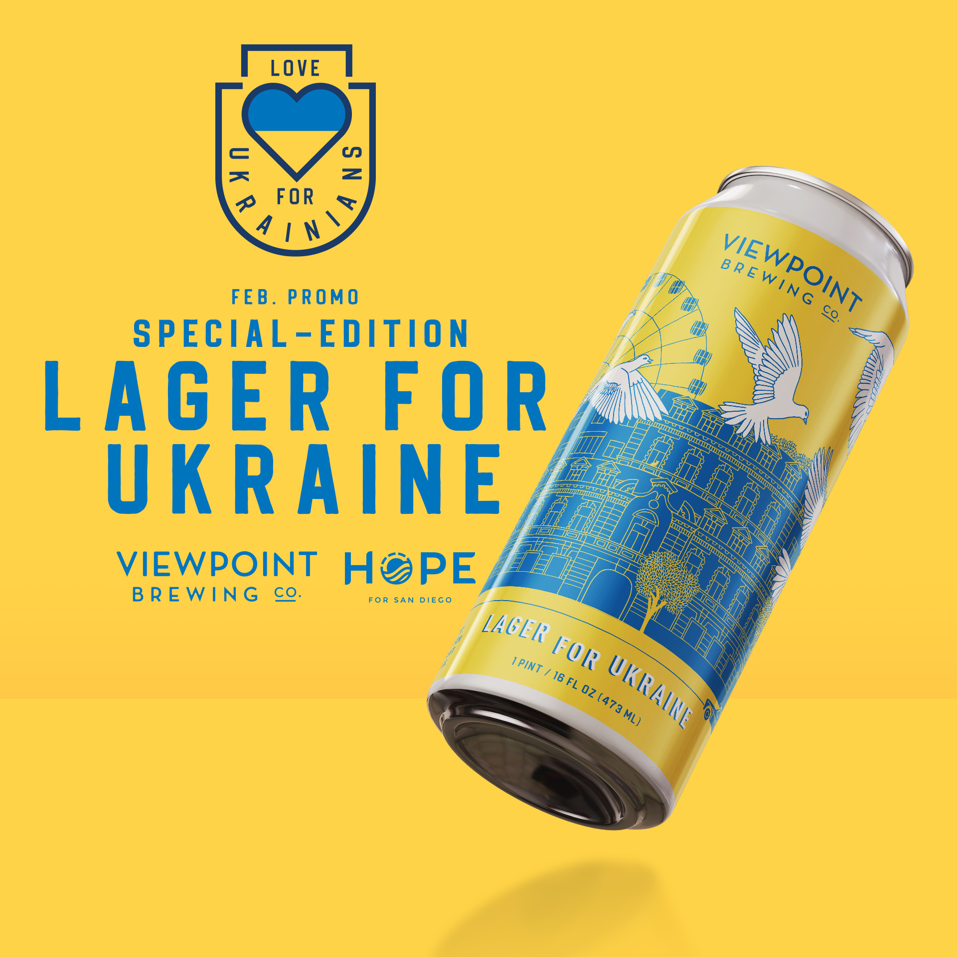 Viewpoint Brewing shows love for Ukraine with fundraisers for local refugees