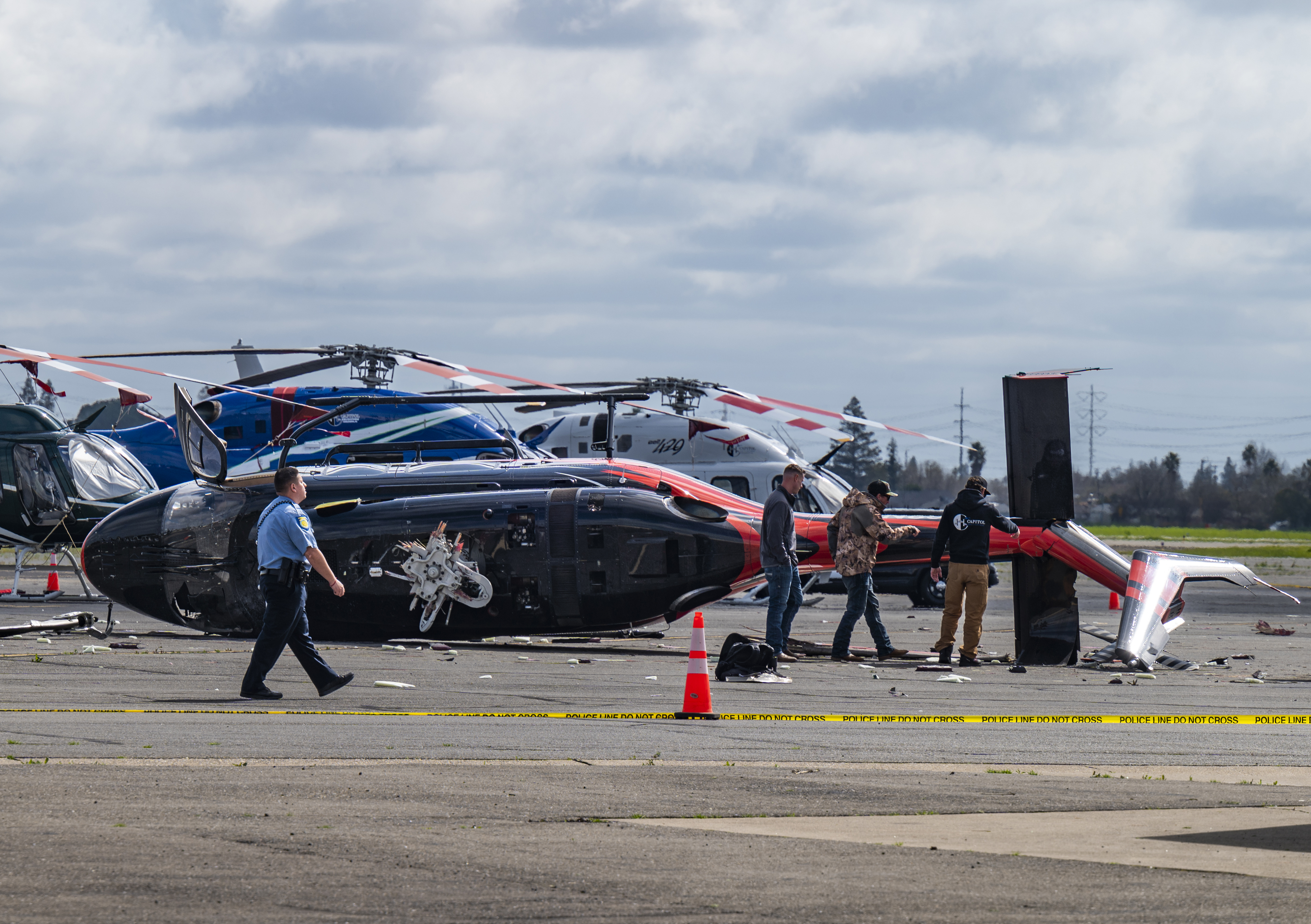 Suspect crashes stolen helicopter after takeoff at California airport - Vimarsana News