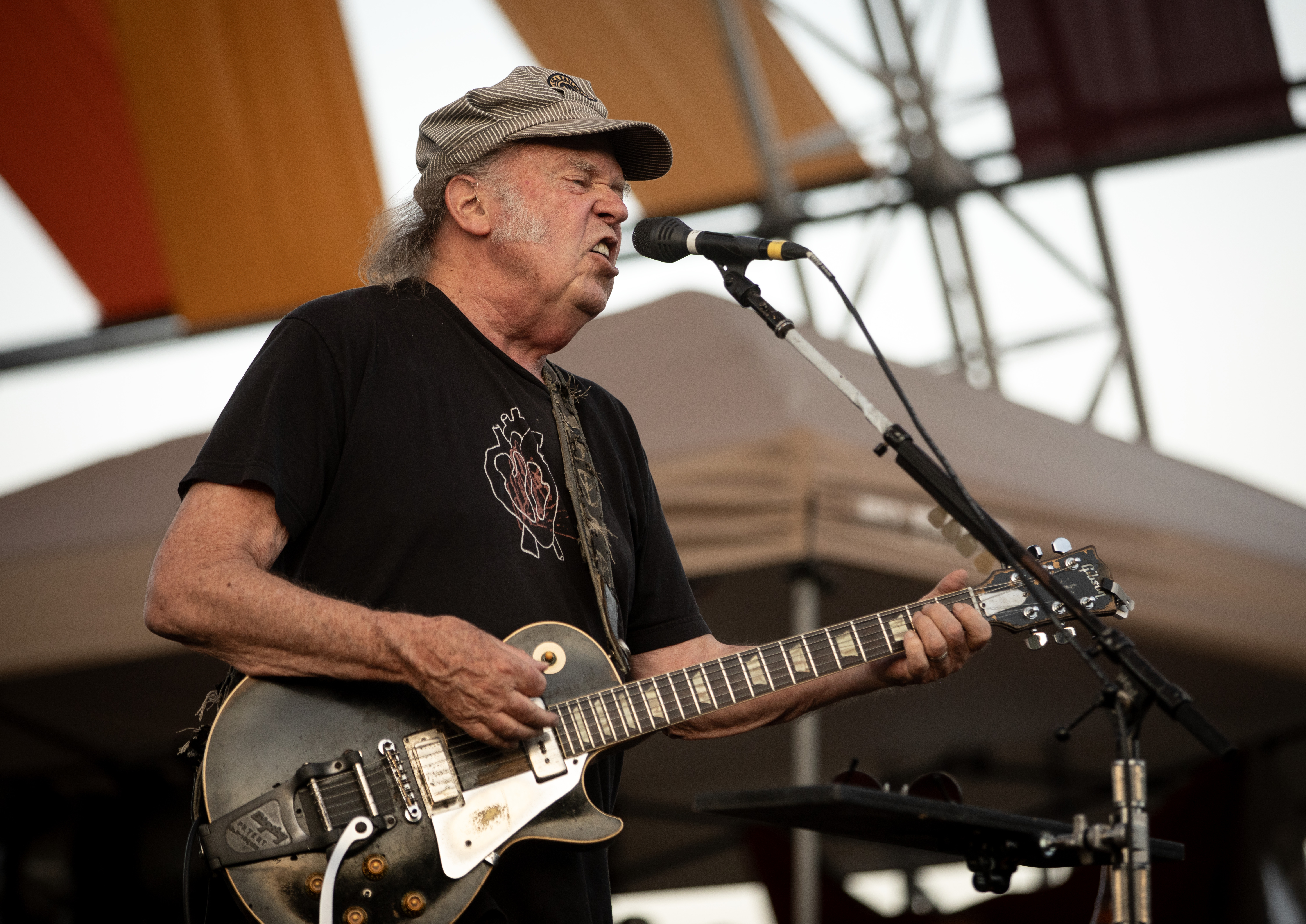 Review: Neil Young, Stephen Stills and John Mayer spark up rock supergroup nostalgia at 'Harvest Moon' benefit concert