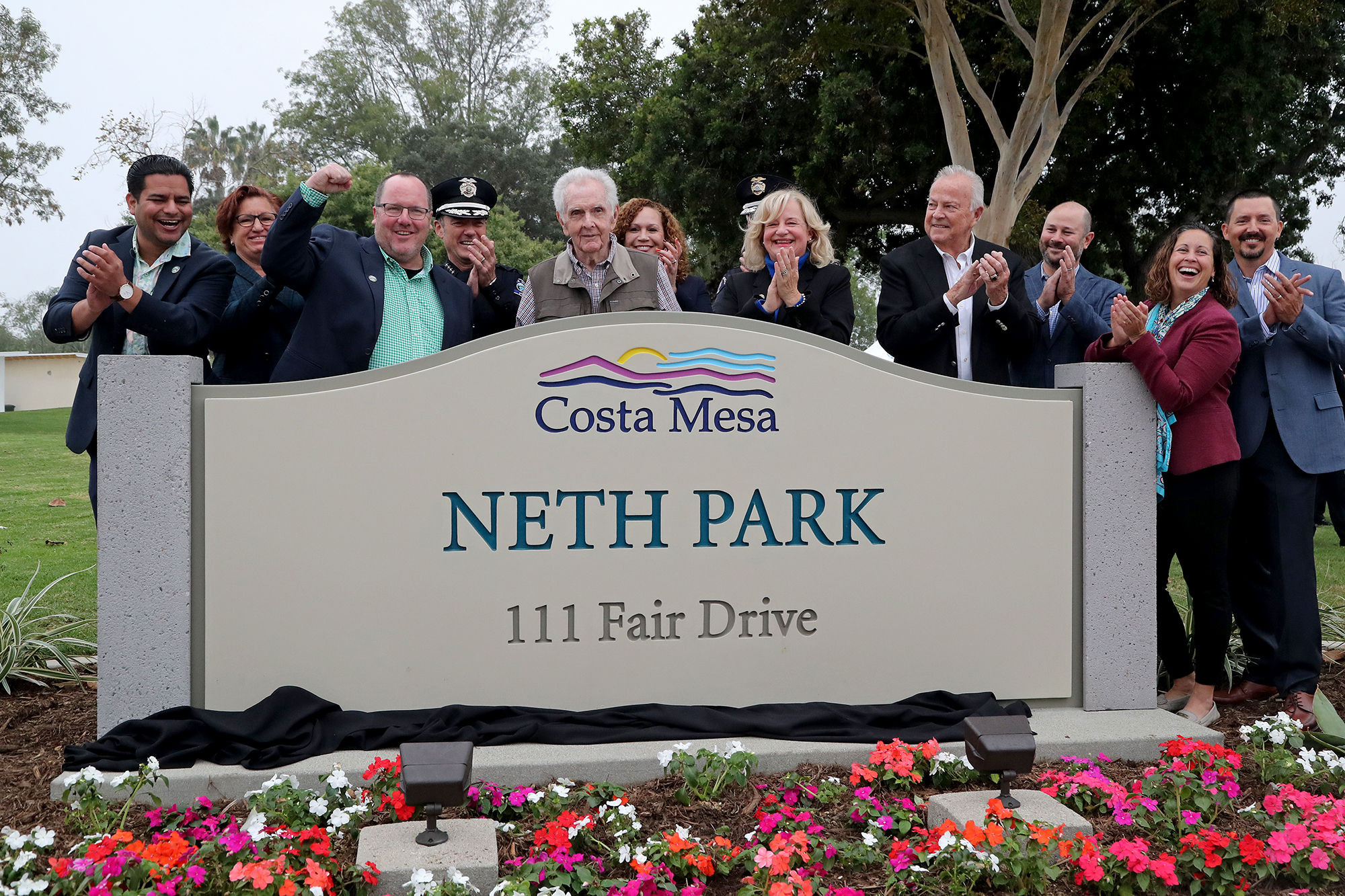 Costa Mesa city, police officials honor legacy of former Chief Roger Neth in park dedication - Vimarsana News