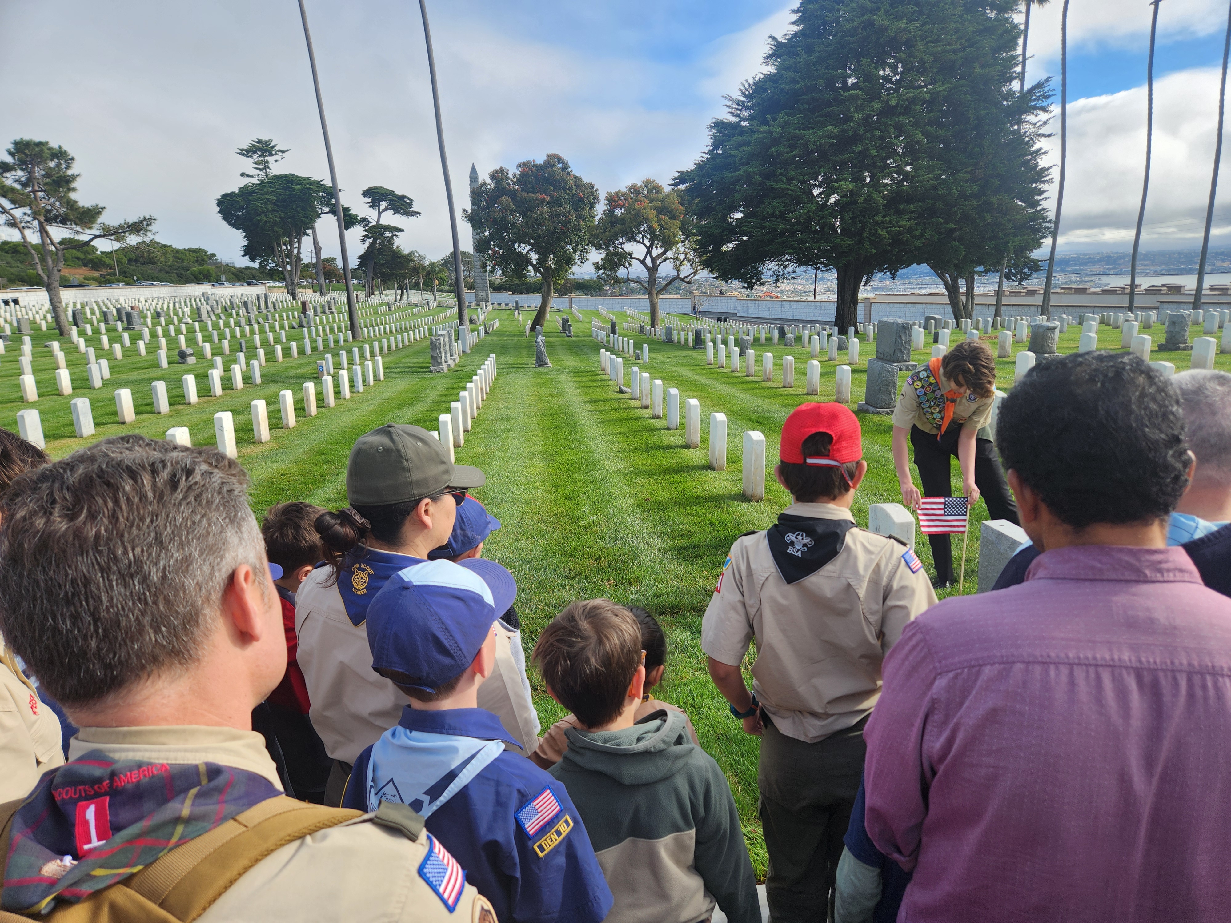 Cub Scouts of Pack 734 participate in memorial flag placement event - Vimarsana News
