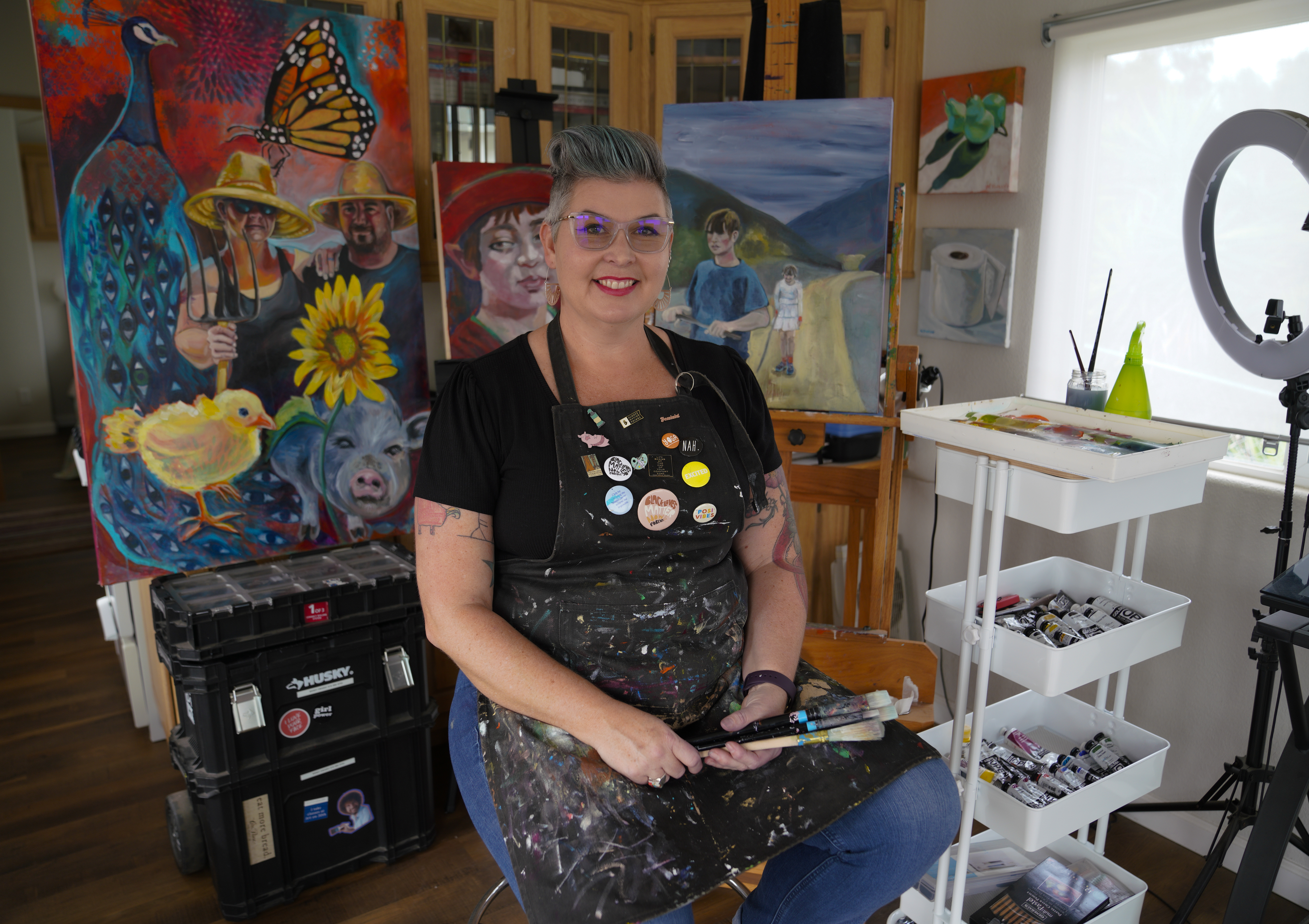 For Spring Valley painter, expressing her love of nature one brushstroke at a time - Vimarsana News