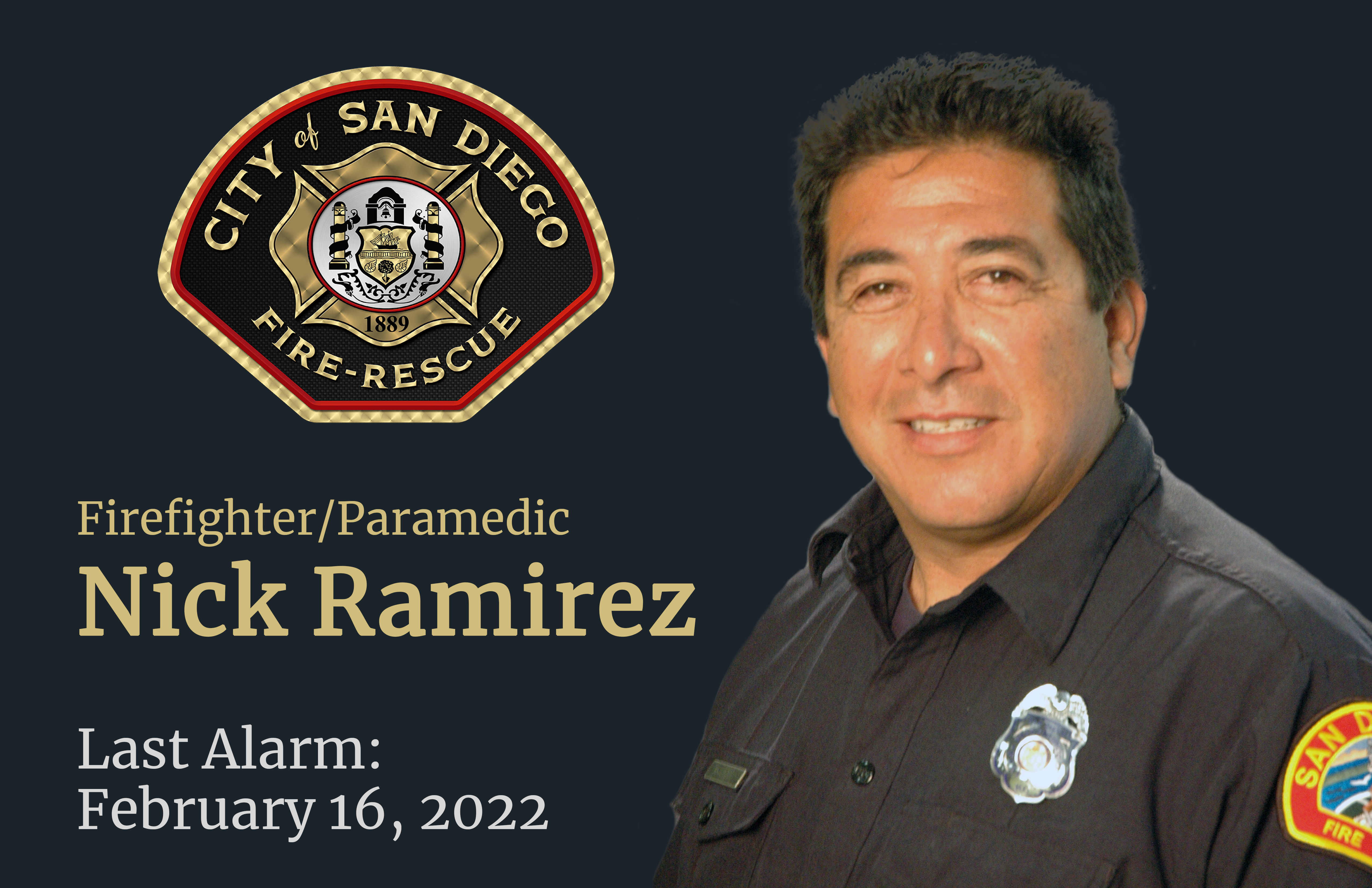 Governor honors veteran firefighter/paramedic from San Diego who died from COVID-19 - Vimarsana News
