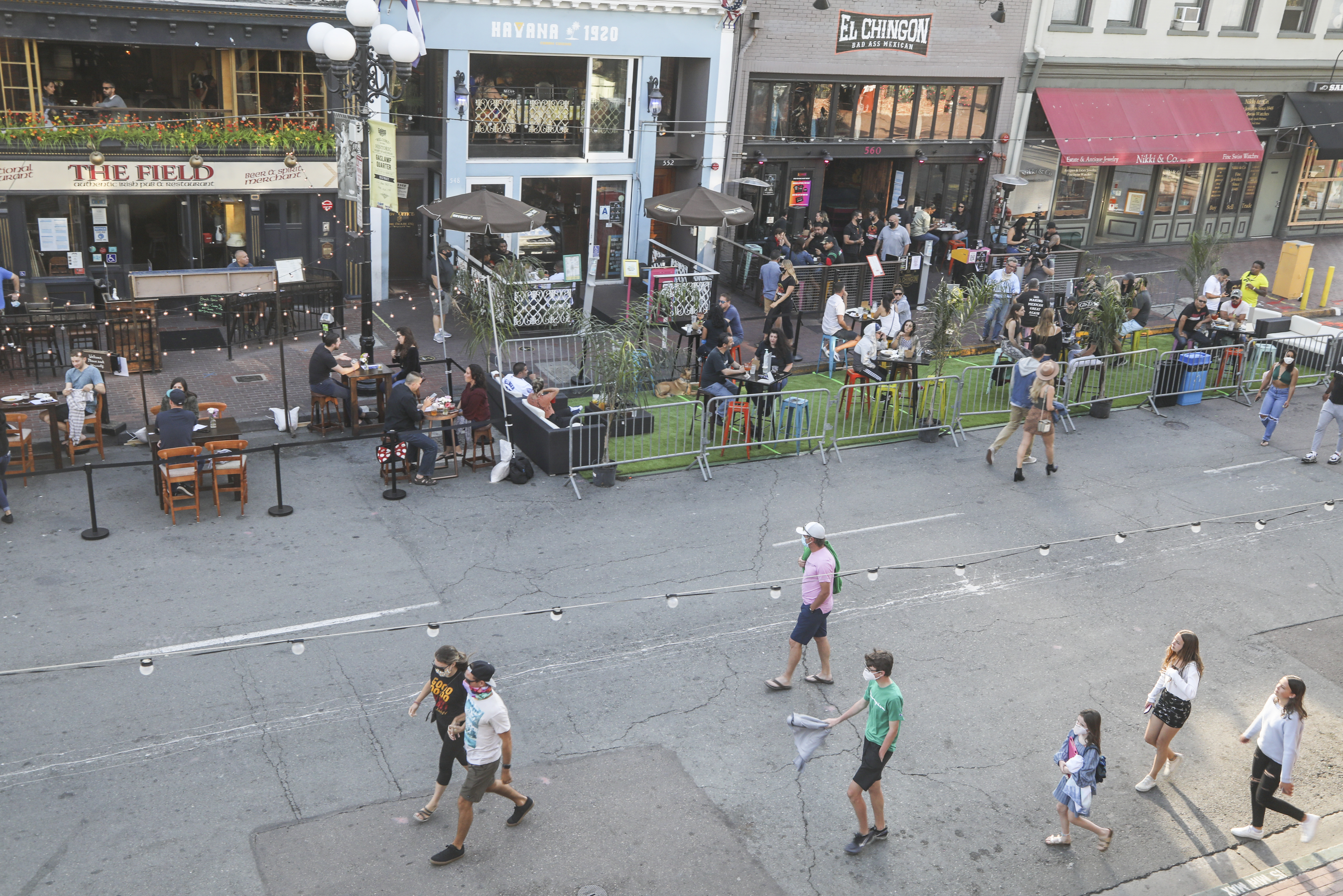 Gaslamp Promenade pedestrian plaza gets key City Council OK - The San Diego Union-Tribune - Vimarsana News