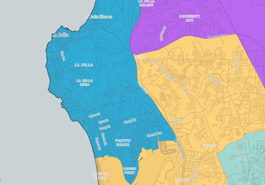 La Jolla groups satisfied with S.D. Redistricting Commission's final map for new council district boundaries - Vimarsana News
