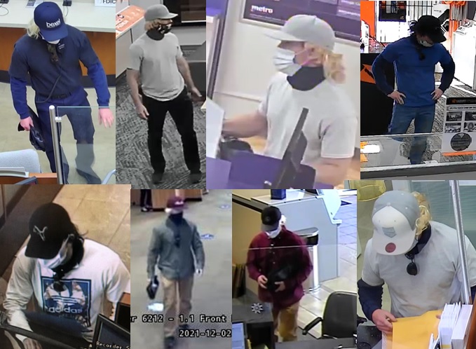 FBI seeks robber suspected in at least 9 holdups at San Diego County banks, cellphone stores - Vimarsana News