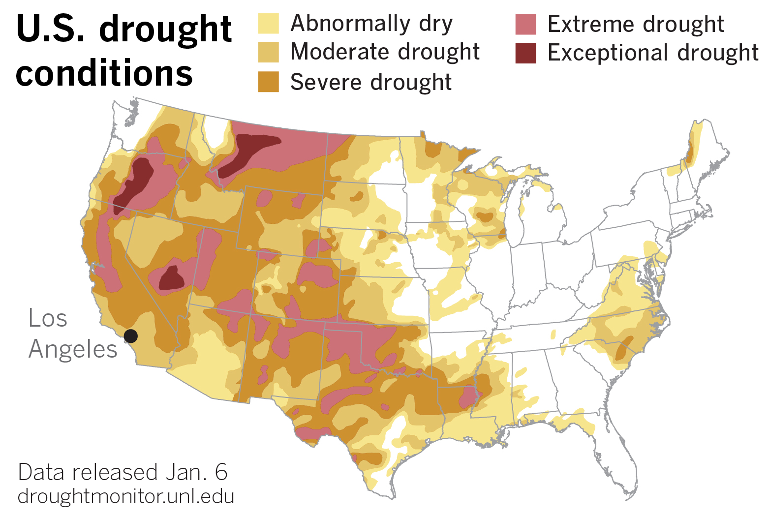 Charts show why California's recent rain won't end drought - Vimarsana News