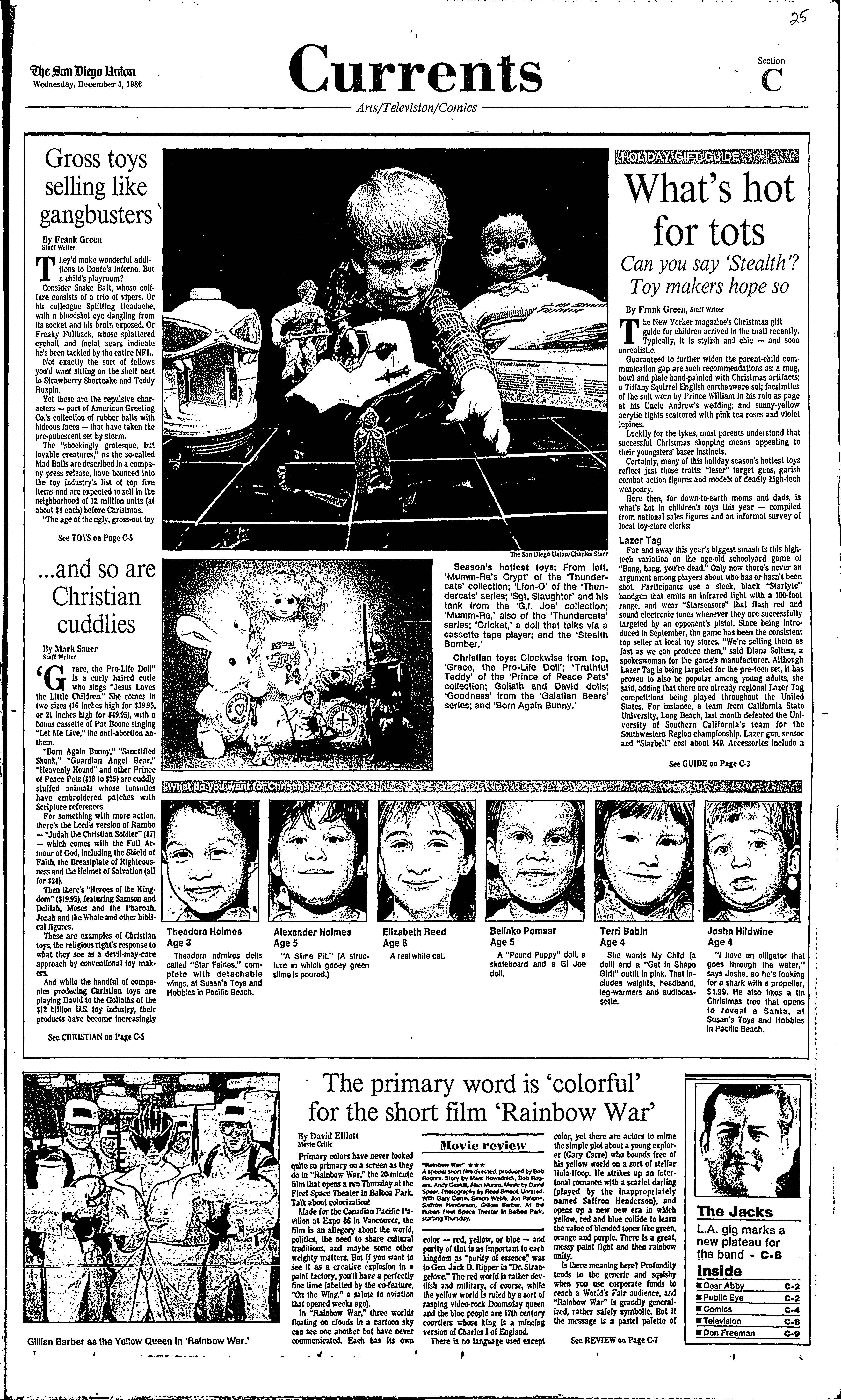 From the Archives: Garbage Pail Kids and other gross toys were hot holiday gifts in 1986 - Vimarsana News