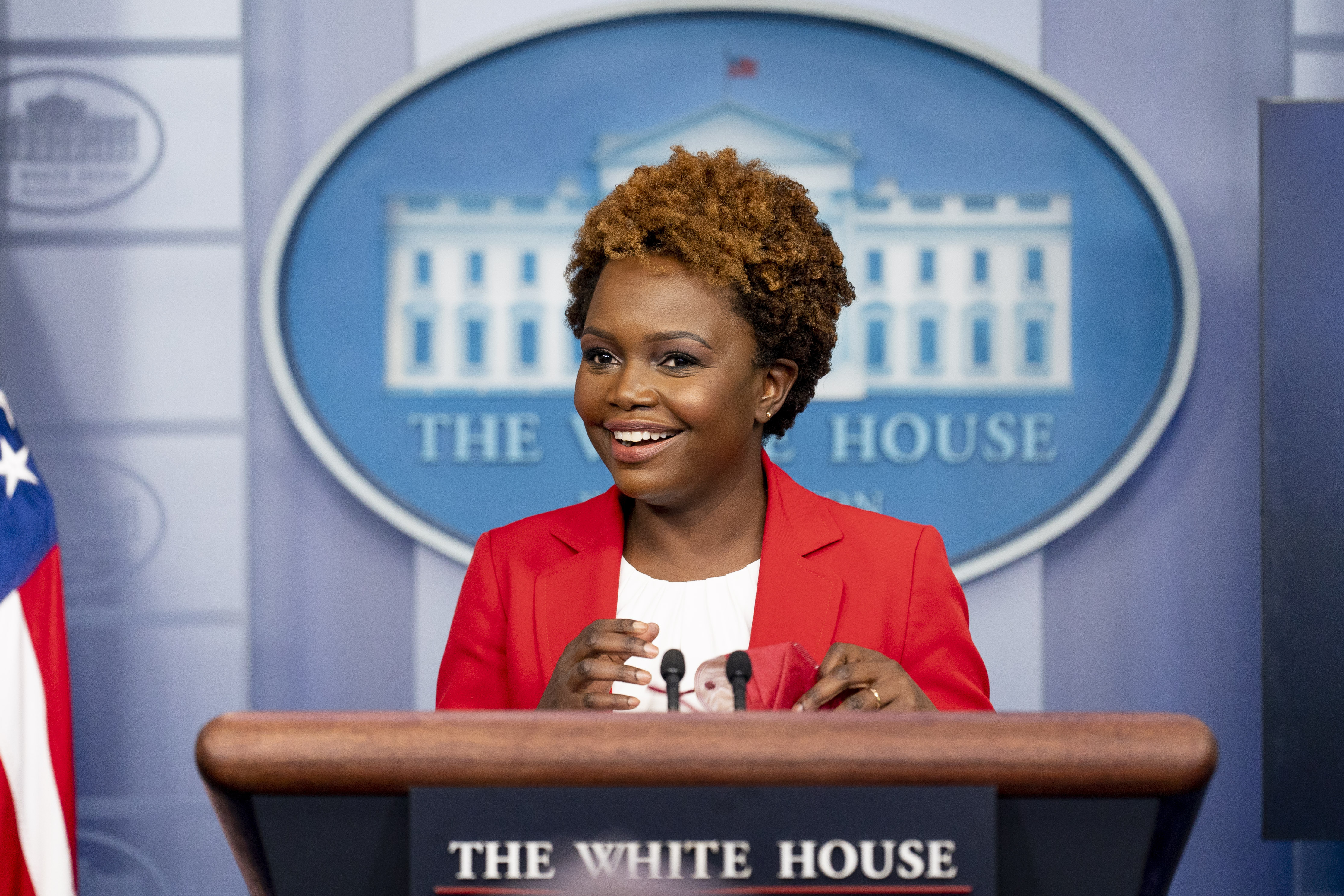 Karine Jean-Pierre begins White House press secretary job - Vimarsana News