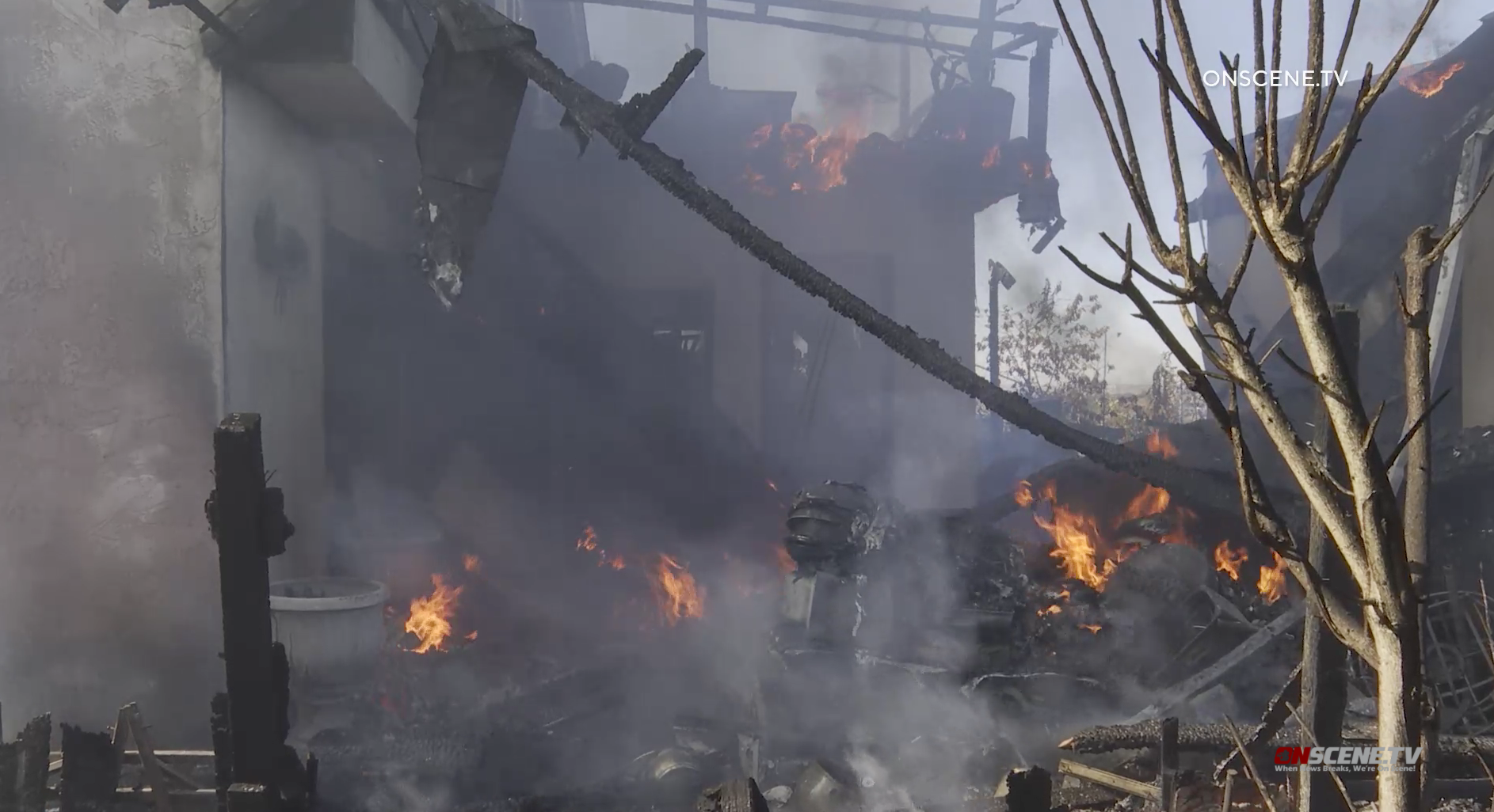 One person burned in fire that charred home in Bay Terraces community - Vimarsana News