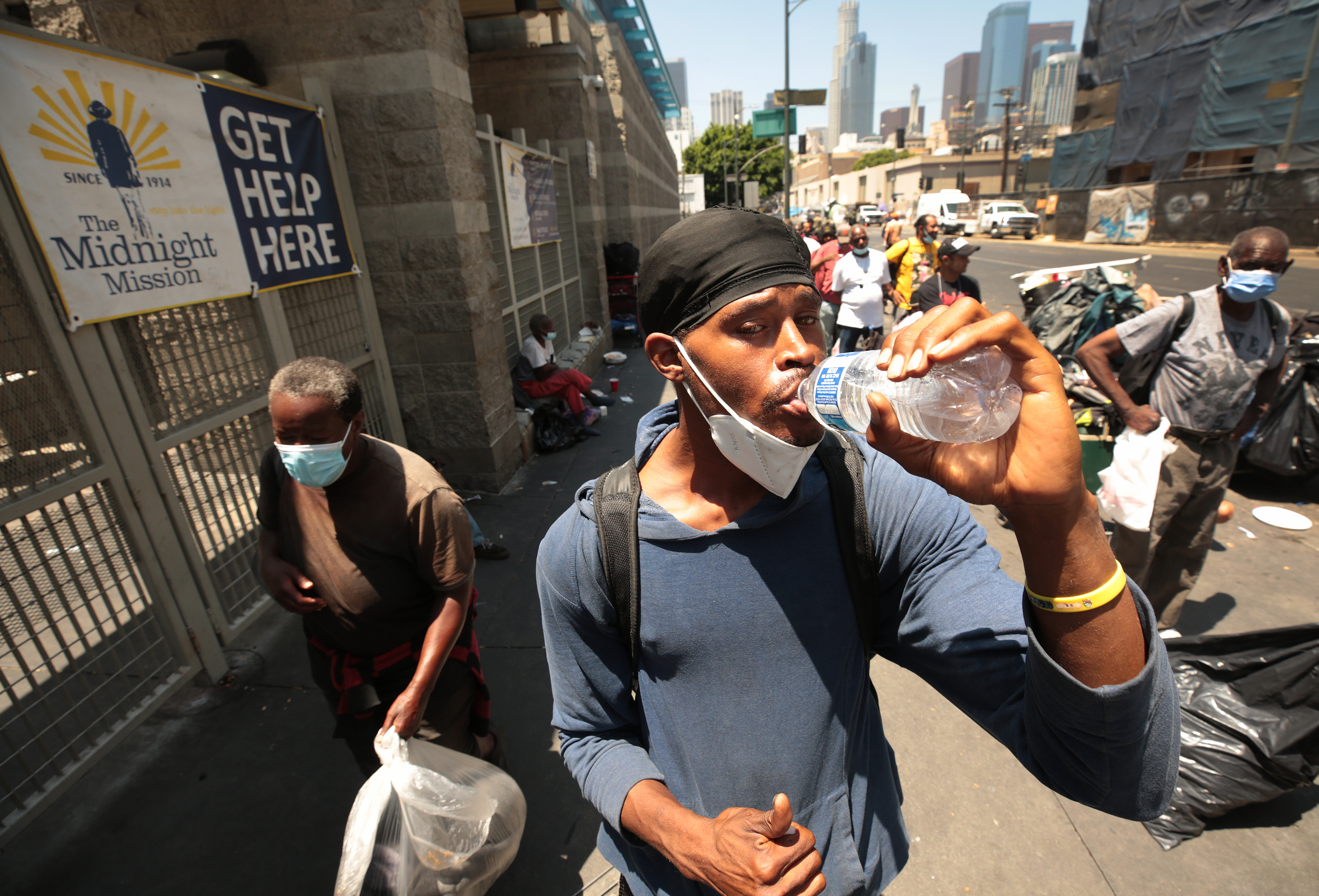 Skid row homeless shelter pleads for water donations - Vimarsana News