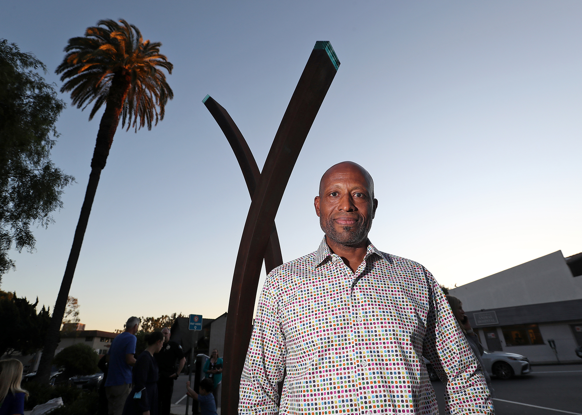 In celebration of Black History Month, Laguna Beach artist unveils public art piece 'Anastasis' - Vimarsana News