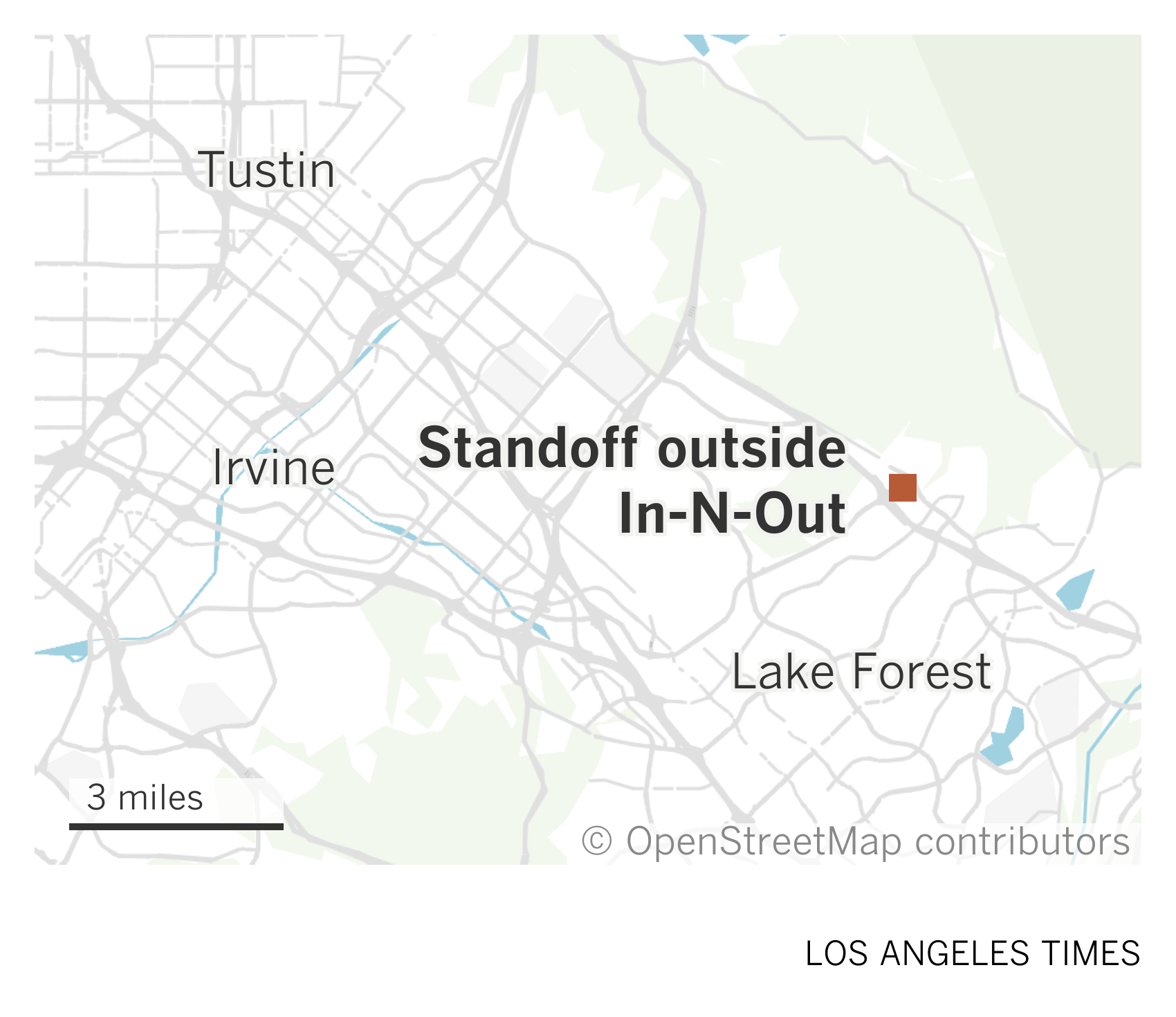 Orange County deputies in standoff with man at Foothill Ranch In-N-Out parking lot - Vimarsana News