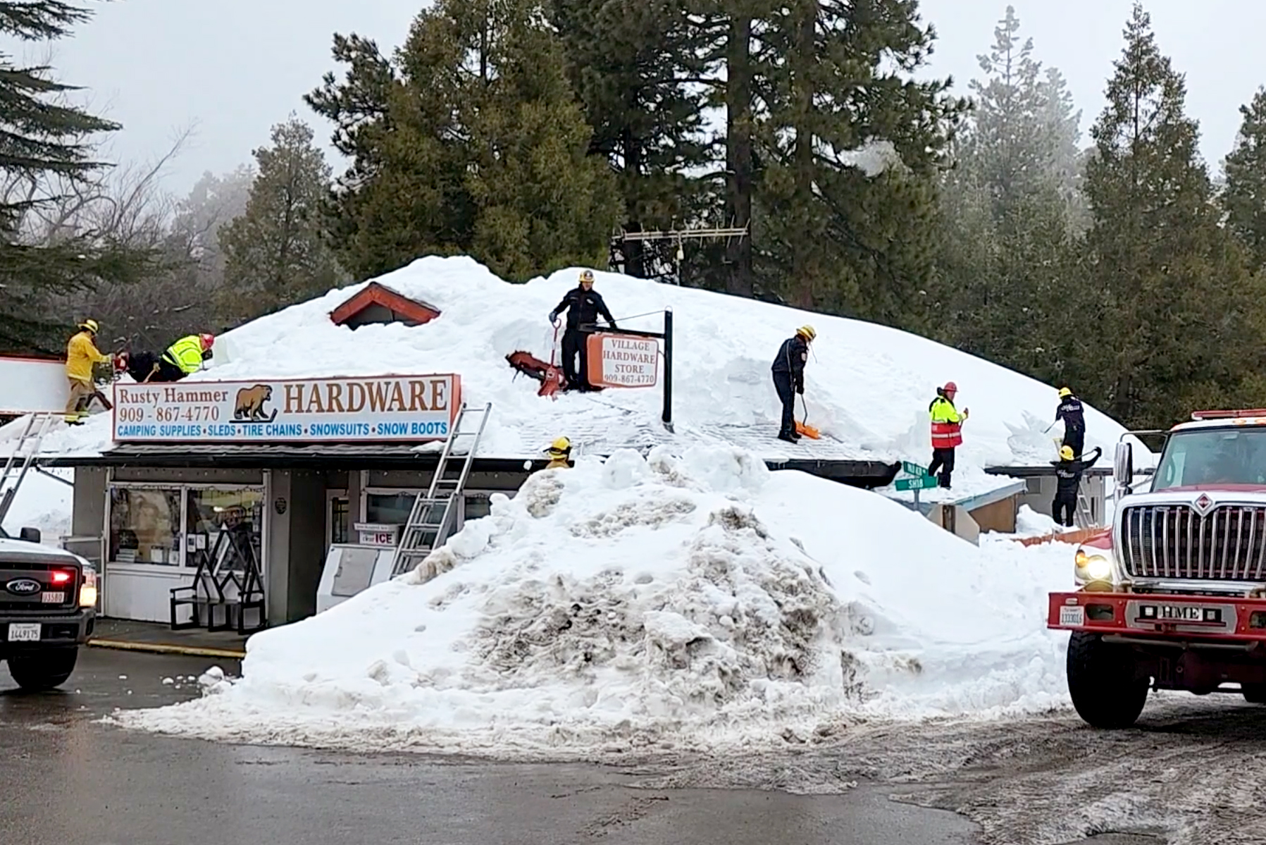 Snow siege in San Bernardino Mountains sows desperation - Vimarsana News