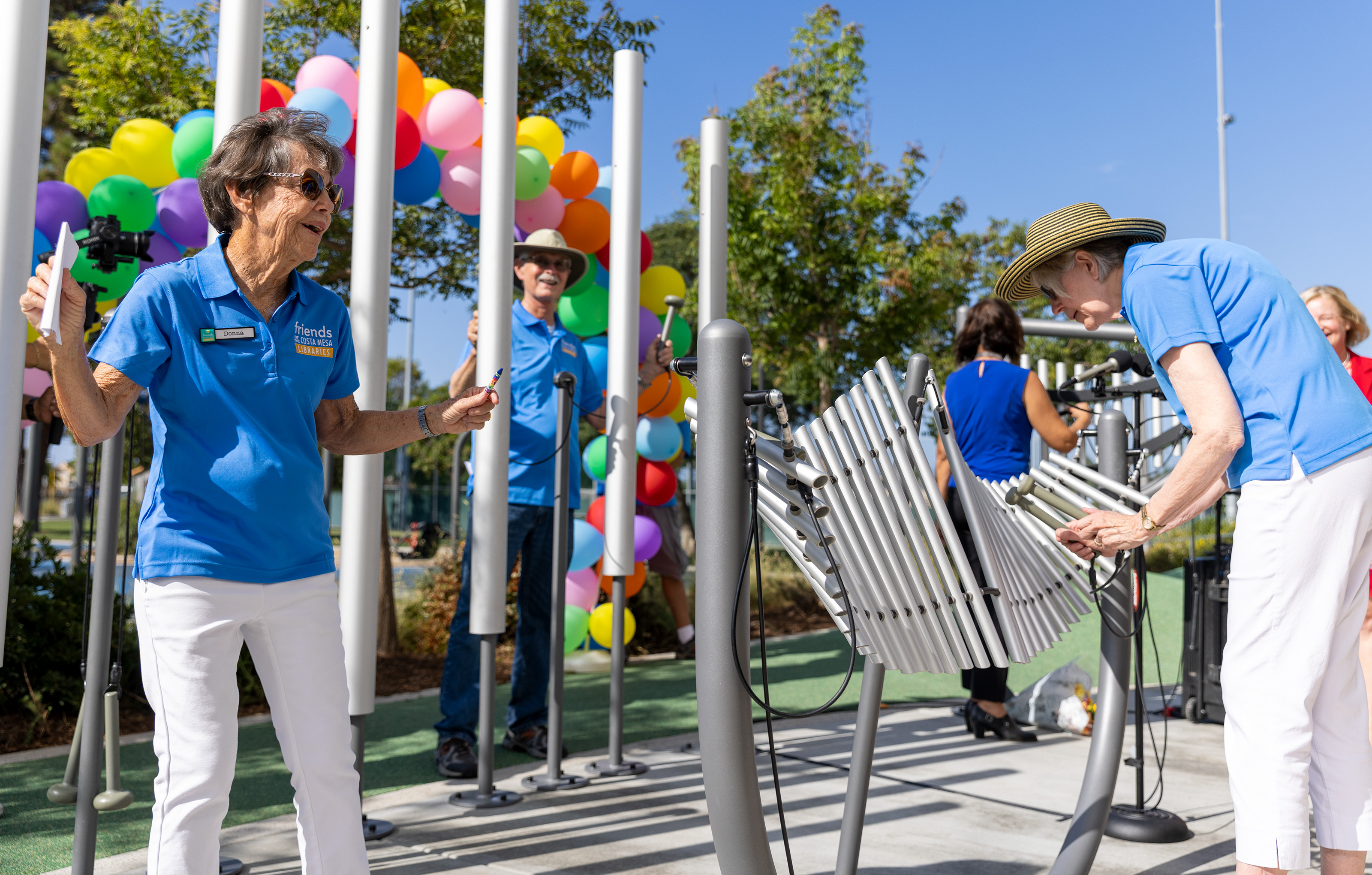 Costa Mesa library supporters, officials help ring in outdoor music installation at Dungan - Vimarsana News