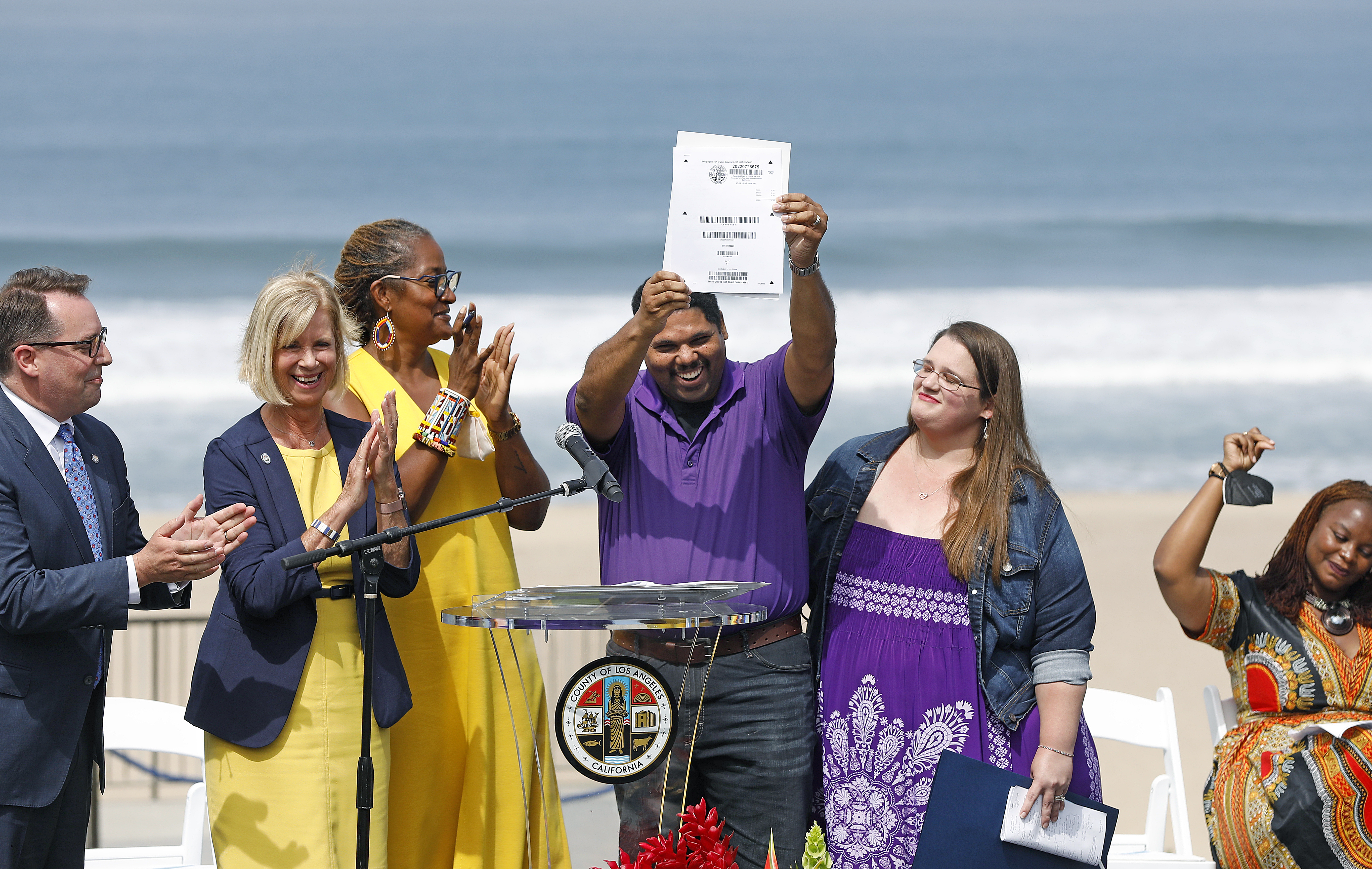 Ceremony marks official return of Bruce's Beach - Vimarsana News